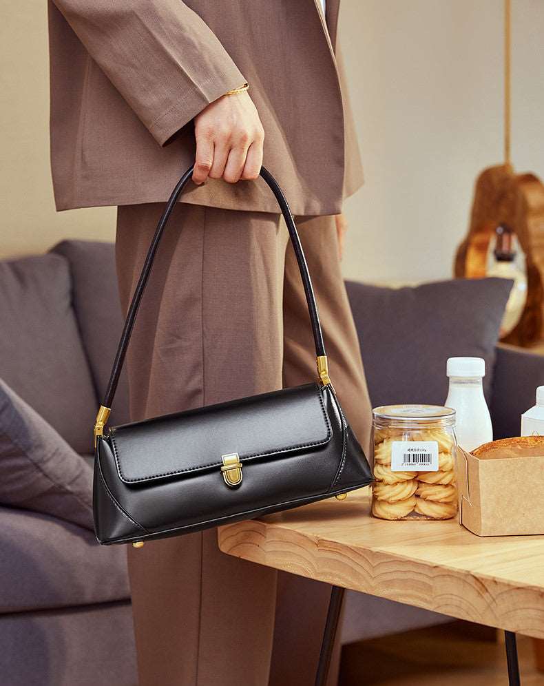 Stylish Genuine Leather Small Shoulder Handbag for Women - Perfect for Work, Travel & Everyday Use