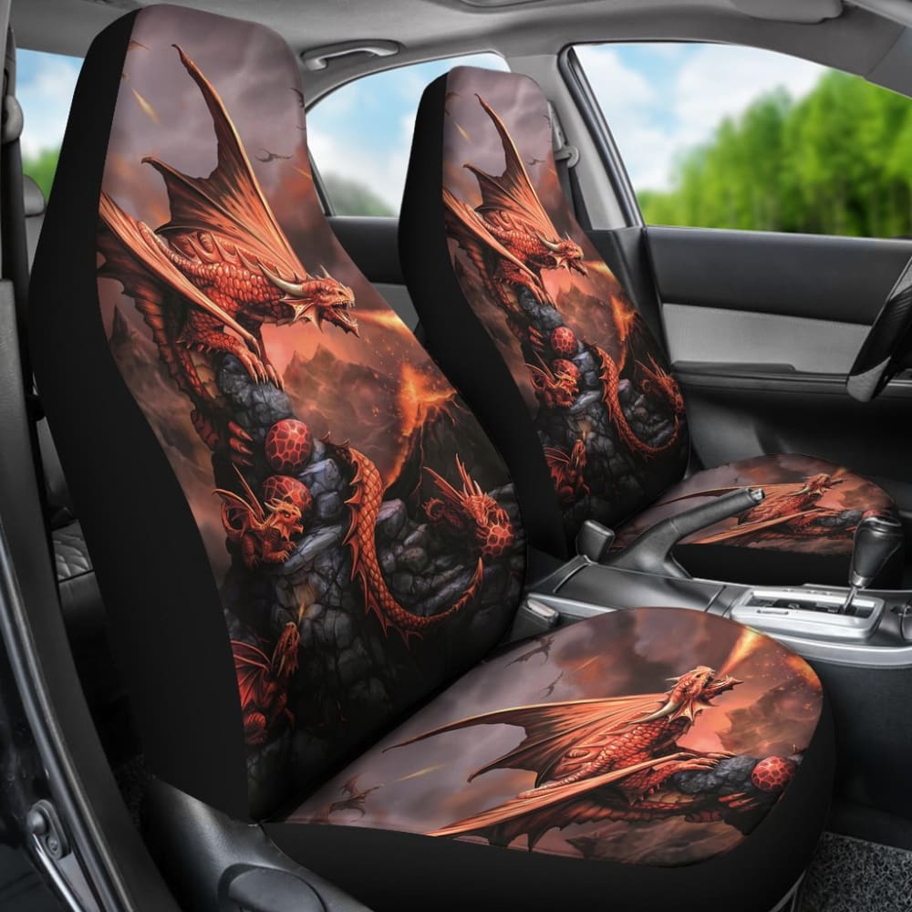 Premium Dragon Print Baby Car Seat Cover - Soft & Breathable for Newborns & Infants - Perfect for Travel, Daily Commutes & Outdoor Adventures