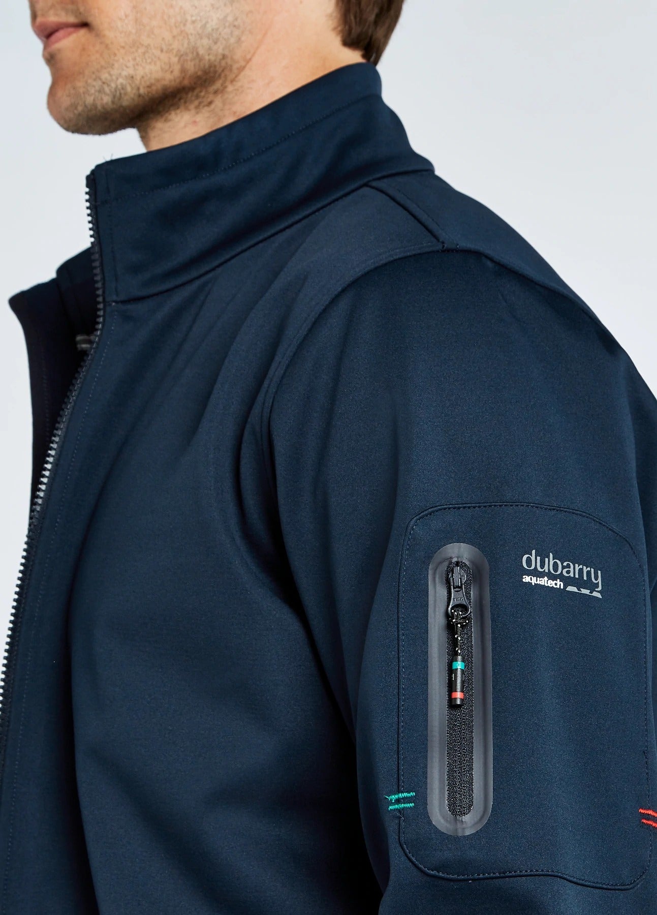 DUBARRY Ibiza Softshell Jacket for Men & Women - Waterproof Windbreaker with Fleece Lining, Navy Blue - Perfect for Hiking, Camping & Outdoor Adventures