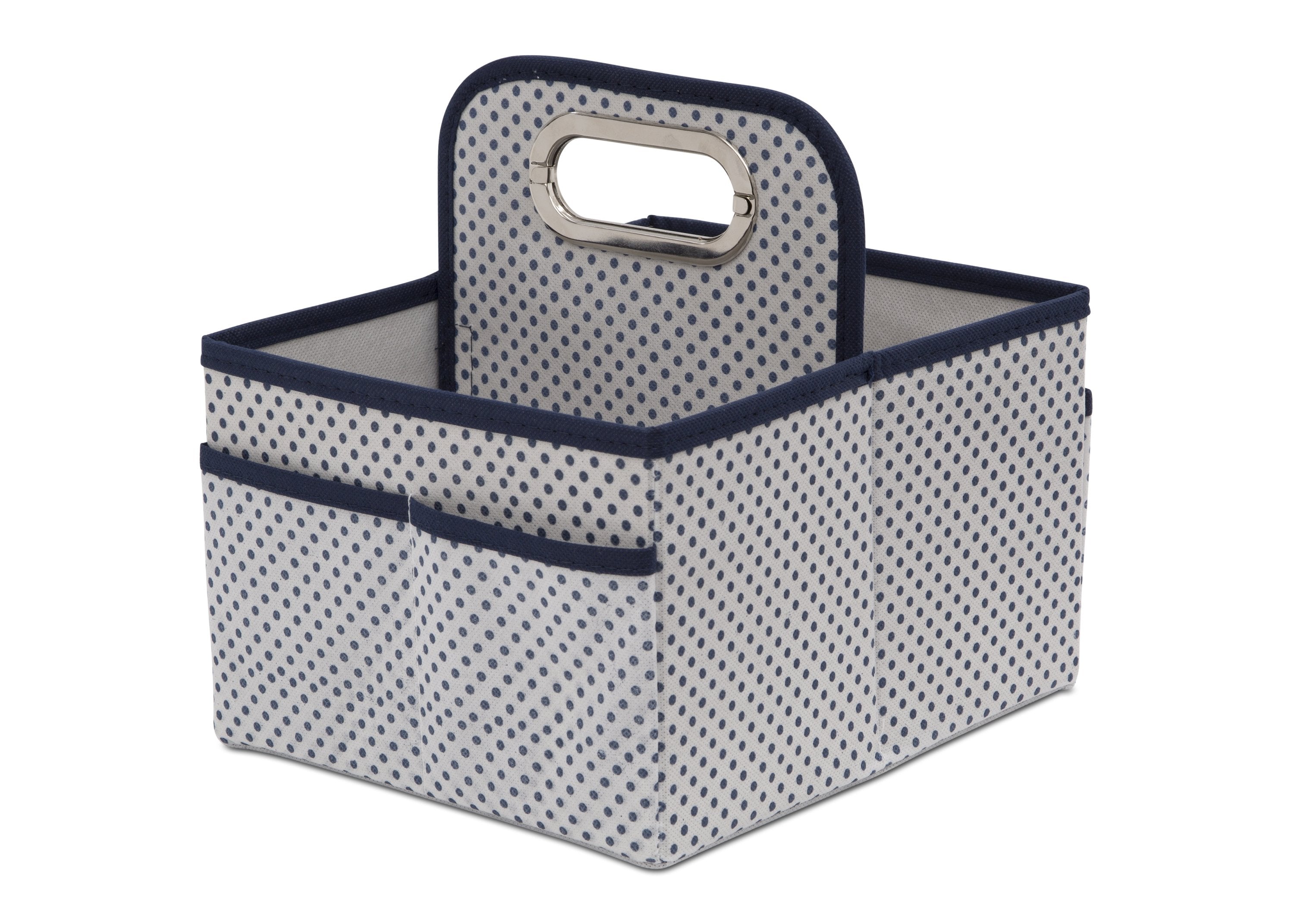 Portable Nursery Caddy Organizer - Baby Essentials Storage with Multiple Pockets for Diapers, Wipes & Toys - Perfect for Nursery, Bedroom & Travel Use