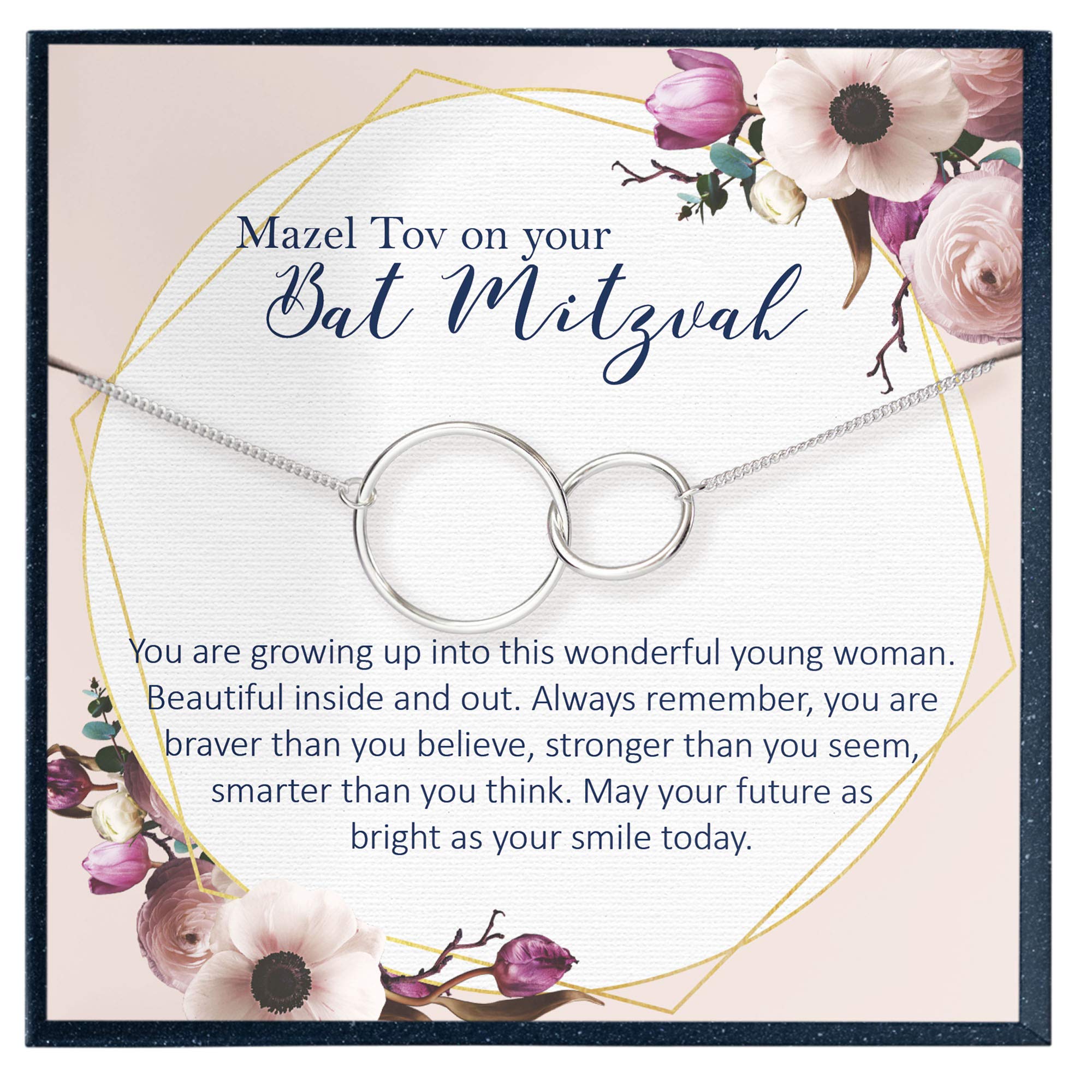 Beautiful Bat Mitzvah Gifts for Girls - Sterling Silver Jewish Jewelry with Star of David - Meaningful Judaism Gifts from Parents - Perfect for Religious Ceremonies & Coming-of-Age Celebrations