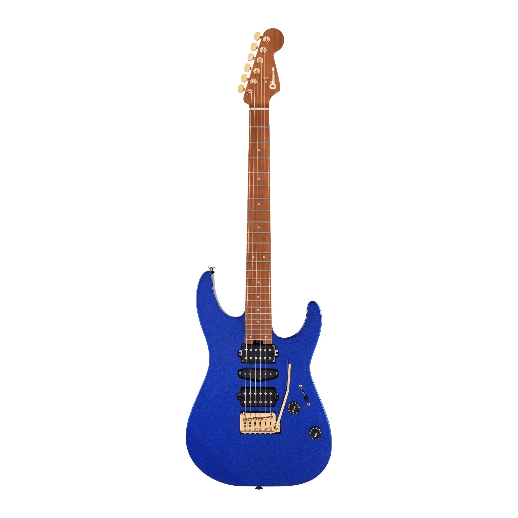 Charvel Pro Mod DK24 HSH Electric Guitar - Mystic Blue Finish | Professional Solid-Body Guitar for Rock & Metal | Perfect for Stage Performances & Studio Recording