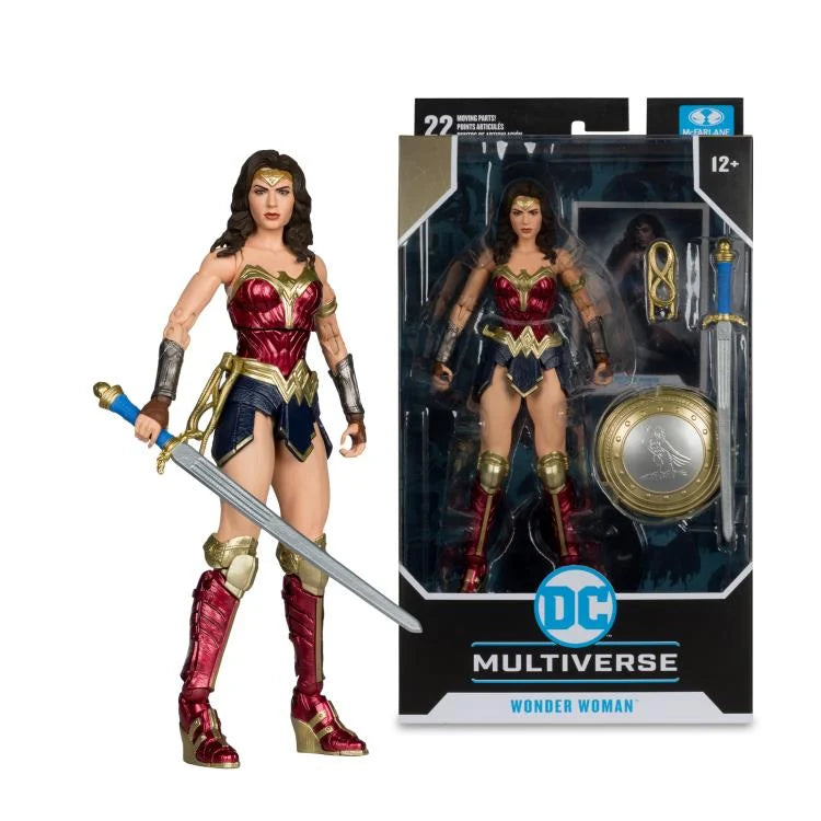 Wonder Woman Batman v Superman: Dawn of Justice DC Multiverse 7-Inch Action Figure - Collectible Movie Character Toy for Fans & Display