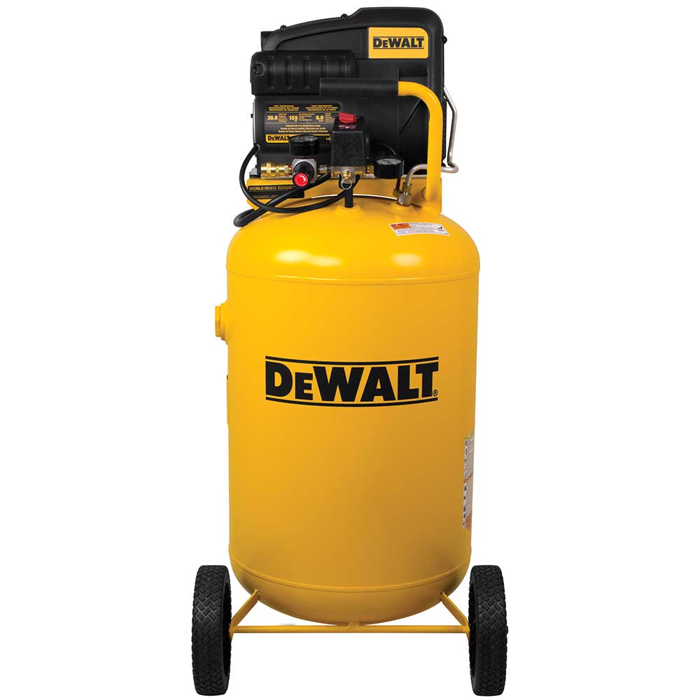 DeWALT DXCMLA1983012 30 Gallon Portable Electric Air Compressor - Powerful & Quiet for Home Garage, Workshop & Job Site Use
