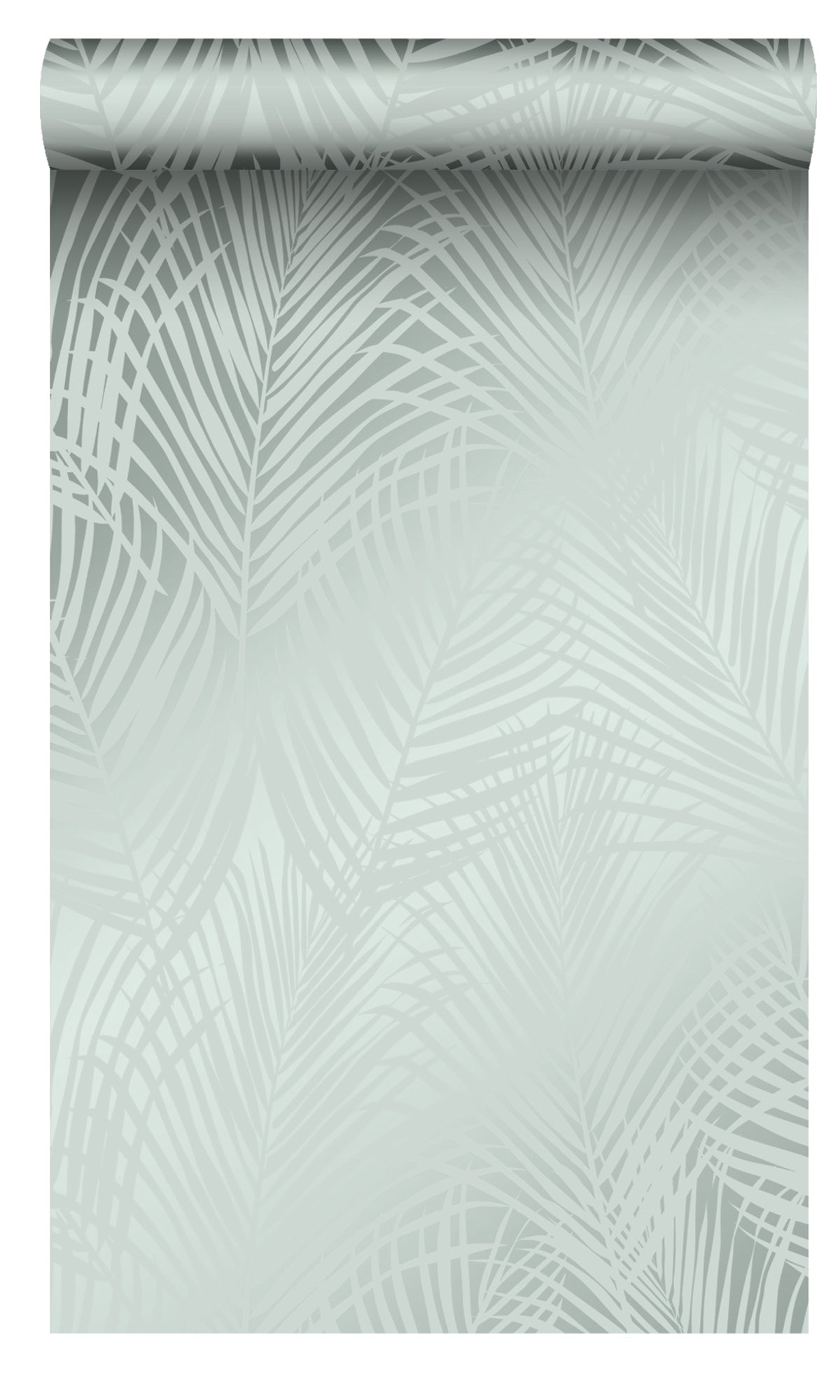 Celadon Green Palm Leaves Peel and Stick Wallpaper - Self-Adhesive Removable Wallpaper for Bedroom, Living Room, Nursery - Botanical Tropical Decor R9380