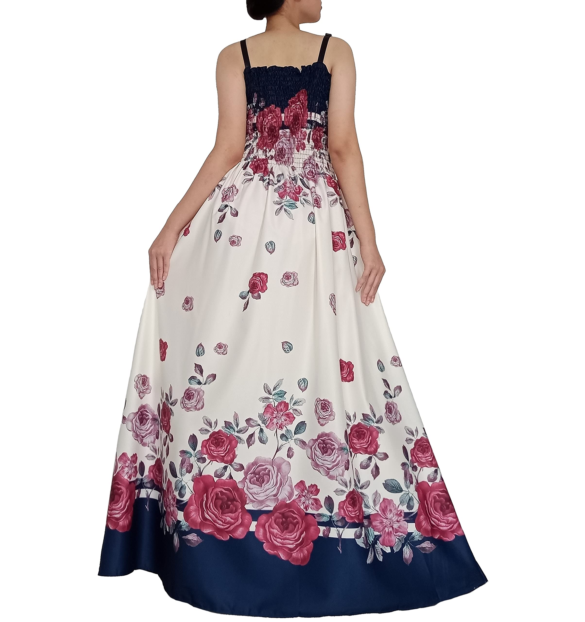 Plus Size Floral Maxi Dress for Women - Boho Long Summer Dress for Beach, Party, Prom & Evening Occasions