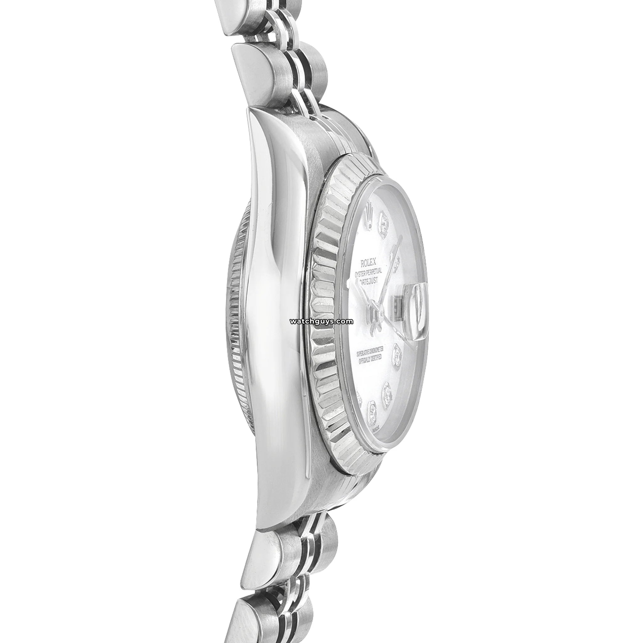Rolex Datejust 69174 Ladies Watch - 26mm Stainless Steel Case with Mother of Pearl Dial & Diamond Hour Markers - Perfect for Business Meetings, Formal Events & Luxury Gift Giving