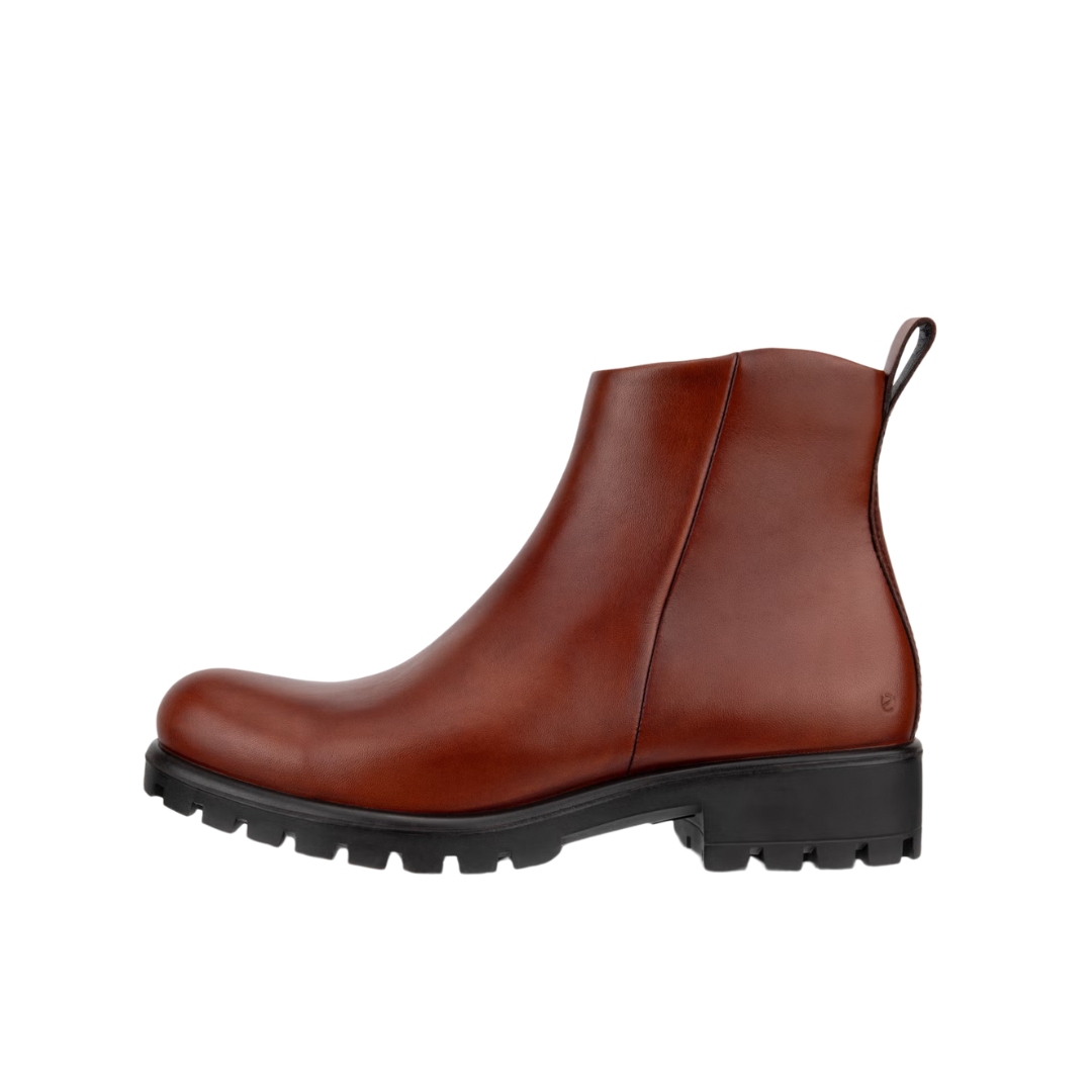 Women's Modtray Ankle Boots in Cognac - Stylish Leather Chelsea Boots for Fall & Winter Fashion | Perfect for Office, Casual Outfits and Date Nights