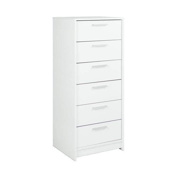 Studio Essentials 6-Drawer Tall Chest Dresser - 2 Color Options for Bedroom & Office Storage Organization