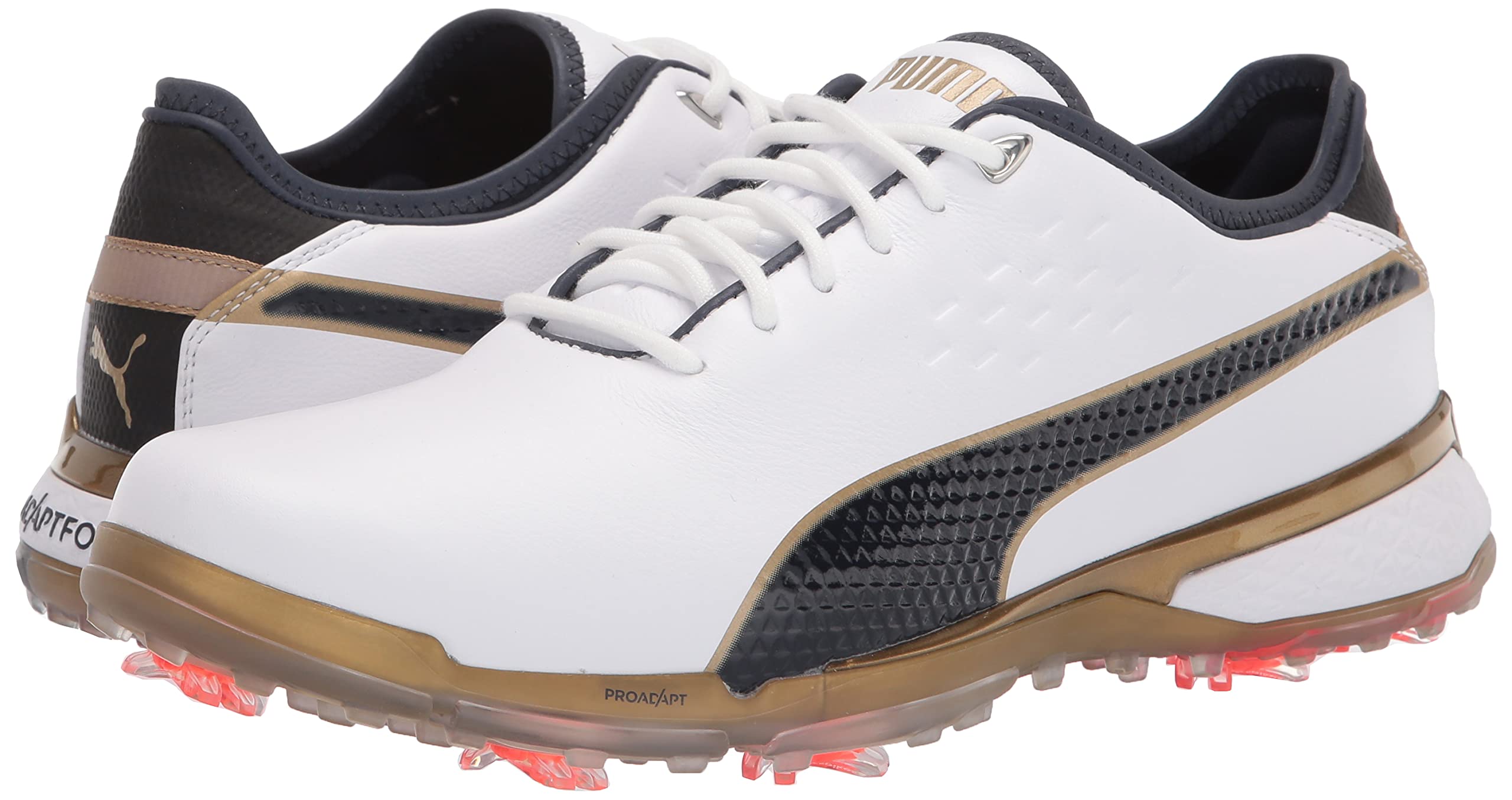 PUMA Men's Proadapt Delta Golf Shoes - Lightweight & Waterproof Spiked Golf Shoes for Men - Perfect for Golf Tournaments & Outdoor Sports