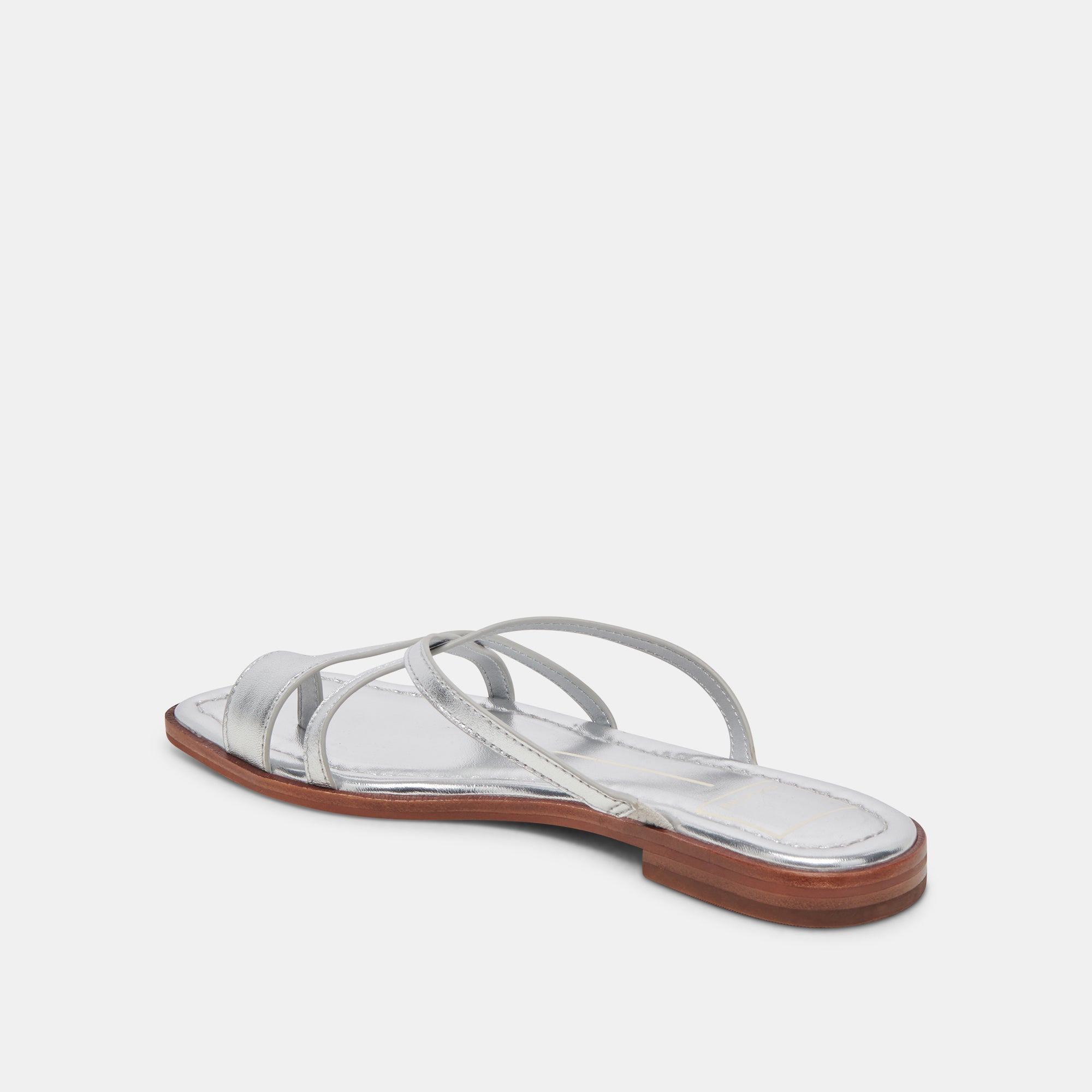 Distressed Leather Sandals for Women - Indigo & Silver Color - Comfortable & Stylish Footwear for Beach, Summer, and Casual Outings