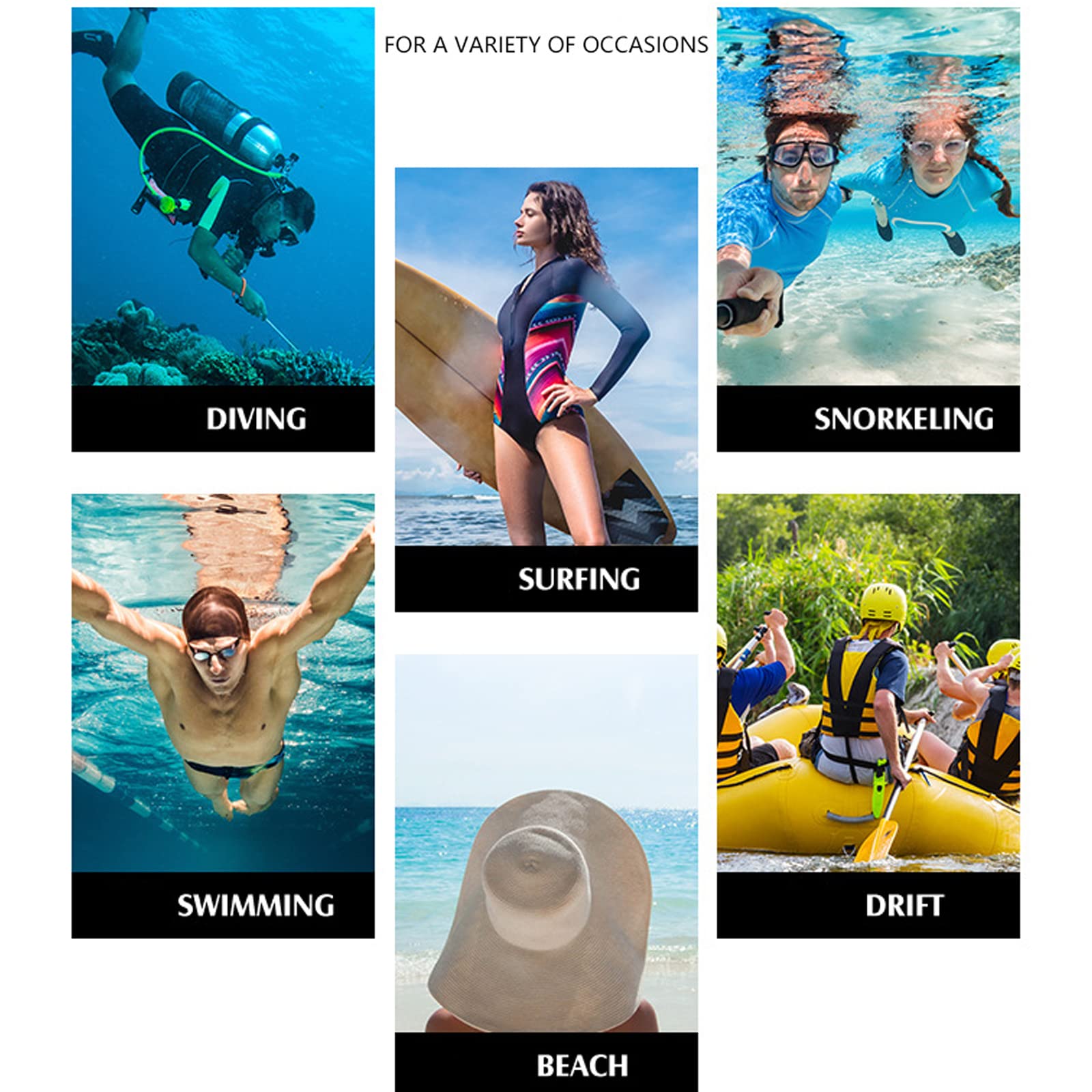 3mm/5mm Men's Neoprene Wetsuit - Front Zip Full Body Cold Water Diving Suit for Scuba Diving, Snorkeling, Surfing & Swimming | Perfect for Ocean Adventures, Water Sports & Winter Swimming