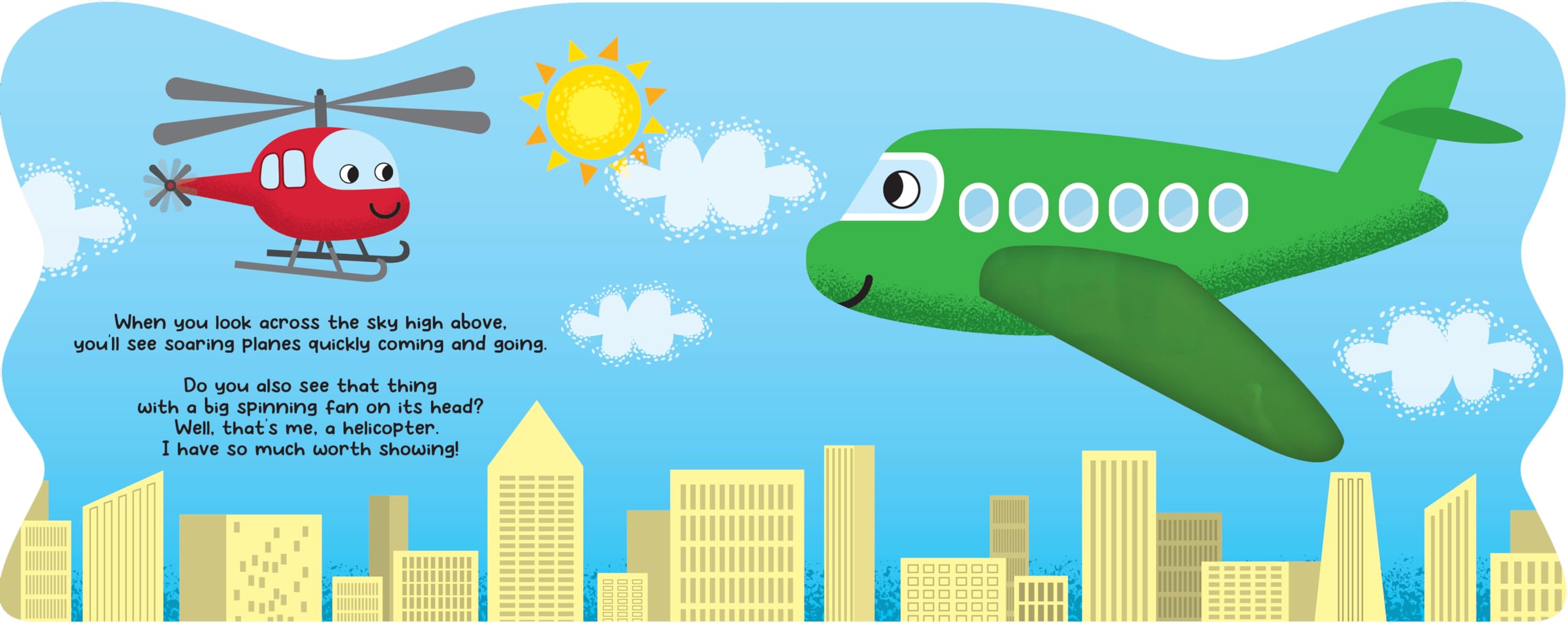 Little Hippo Books High-Flying Helicopter Touch & Feel Board Book for Toddlers 1-3 Years | Interactive Sensory Learning & Early Development Baby Book | Perfect for Bedtime Stories, Preschool Education & Parent-Child Bonding