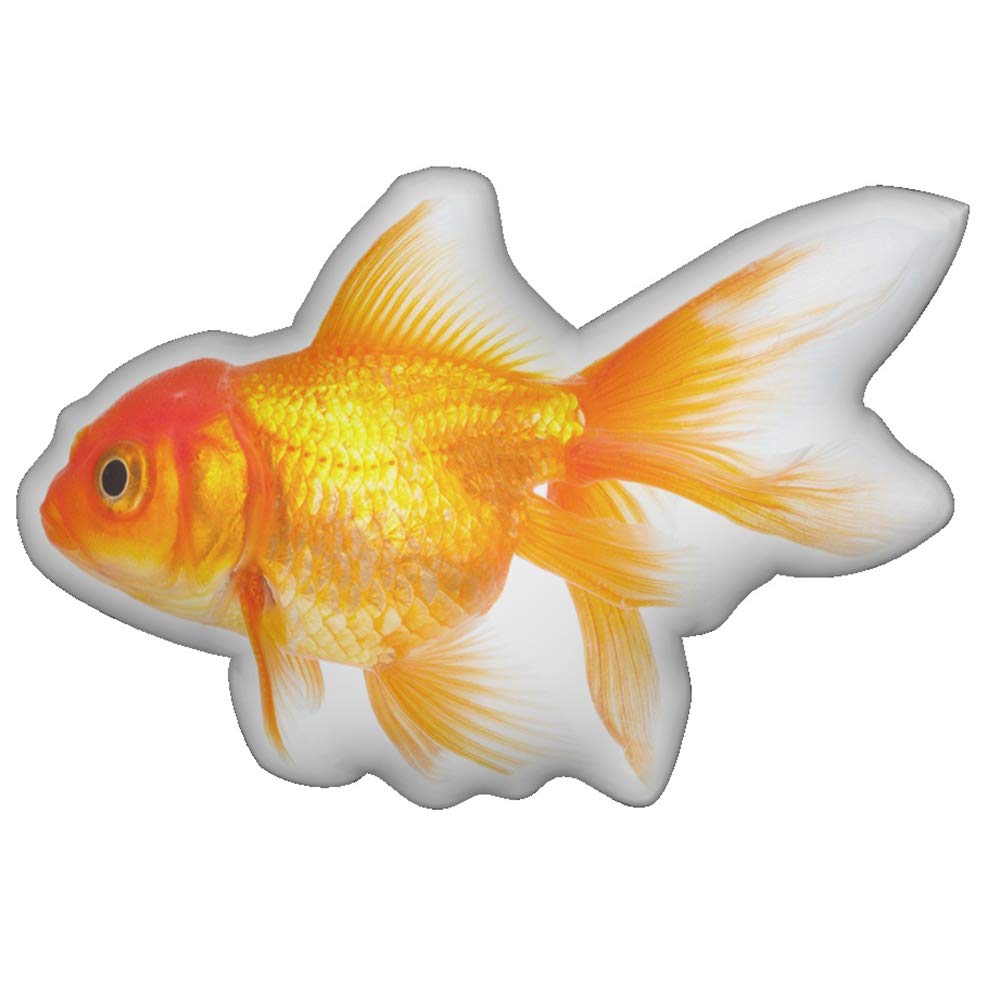 MyPupSocks Personalized Photo Pillow - Custom Human Face Shaped Pillow for Dad, Goldfish Lover - 12 Inch Unique Gift for Birthday, Father's Day | Home Decor, Couch Cushion, Bedroom Accent