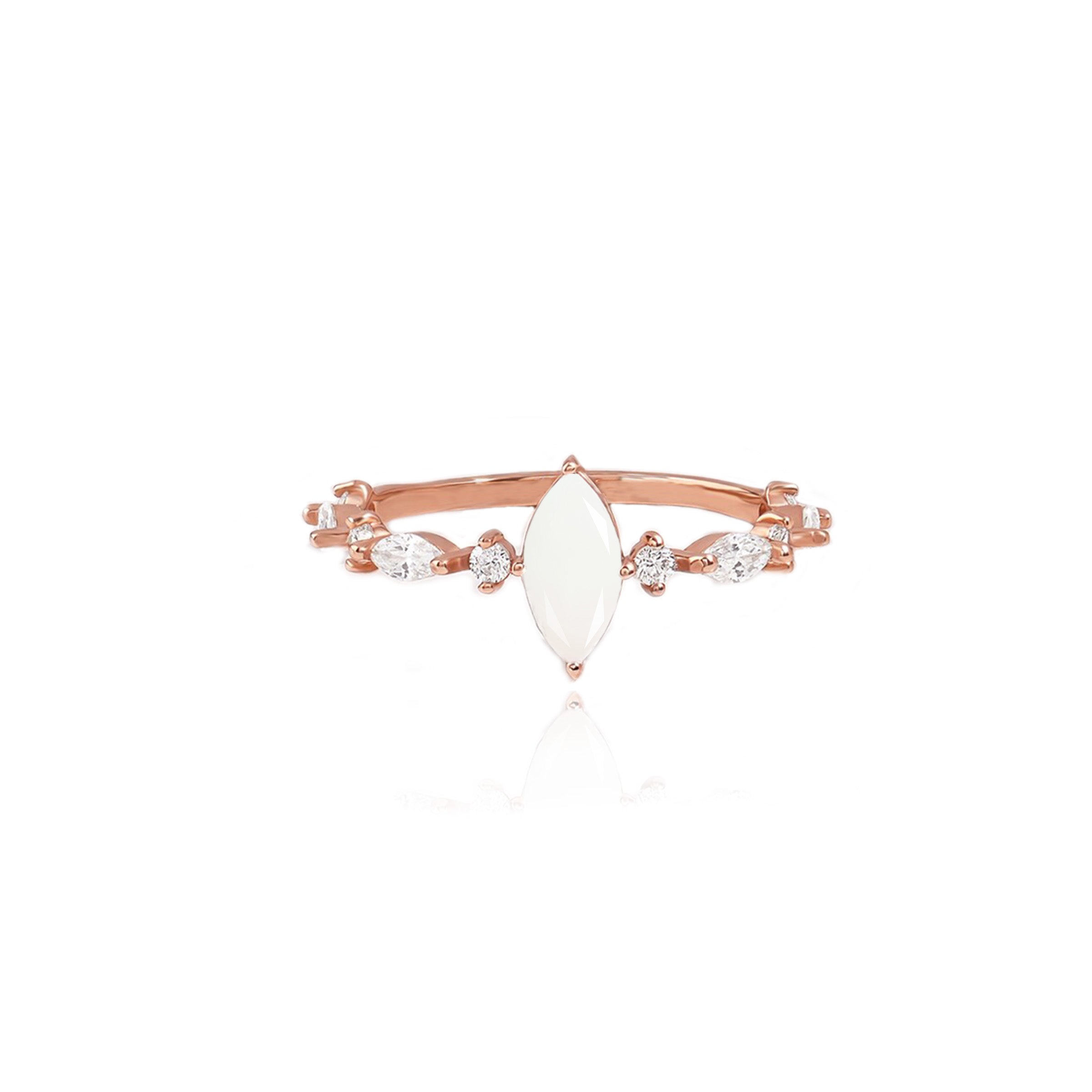 Personalized Bonding Beacon Breastmilk Ring with Genuine Alexandrite - Perfect for Nursing Moms & Mother-Baby Bonding Moments