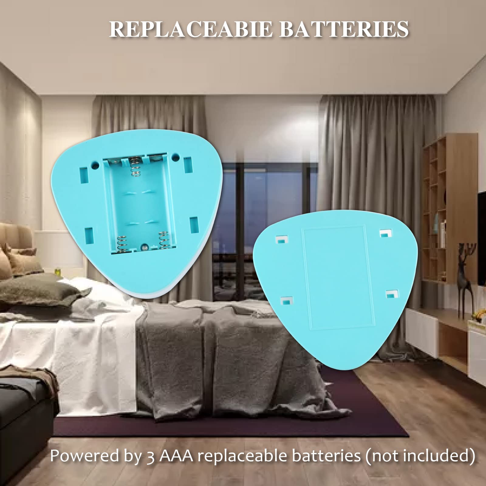 Portable LED Night Light with Motion Sensor - Safe for Kids & Bedrooms