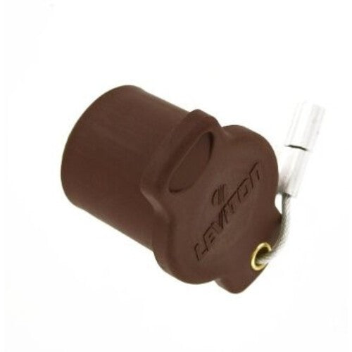 Leviton 16 Series Safety Caps & Lanyards - Electrical Outlet Protectors for Childproofing & Industrial Safety | Ideal for Homes, Offices & Construction Sites