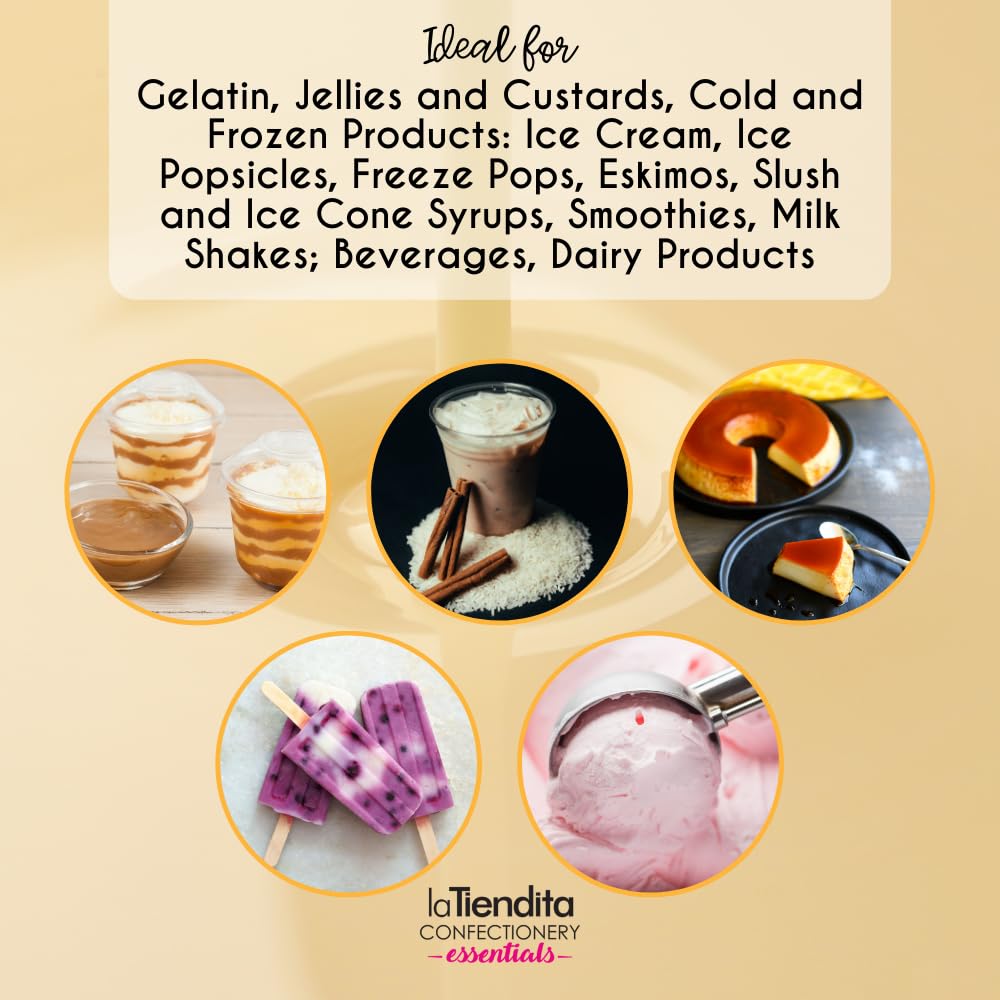 Premium Deiman Artificial Condensed Milk Flavoring - 1 Gallon Bulk Size for Baking, Coffee, Desserts & Beverages