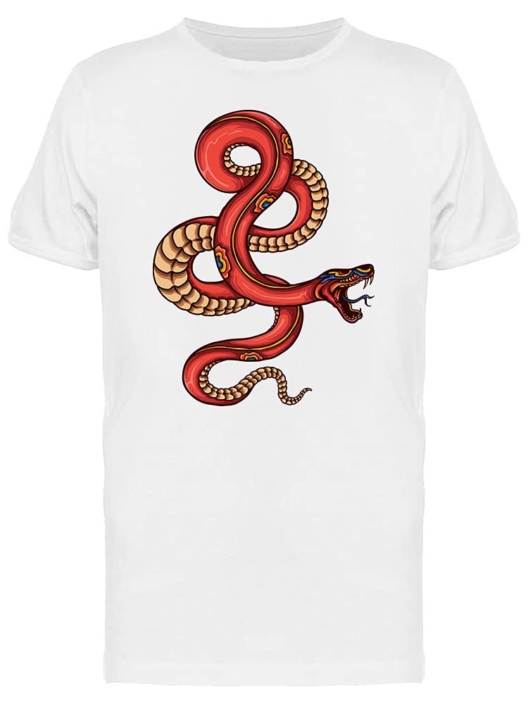 Red Viper Graphic T-Shirt for Men - Stylish Casual Tee for Streetwear, Gym & Everyday Wear