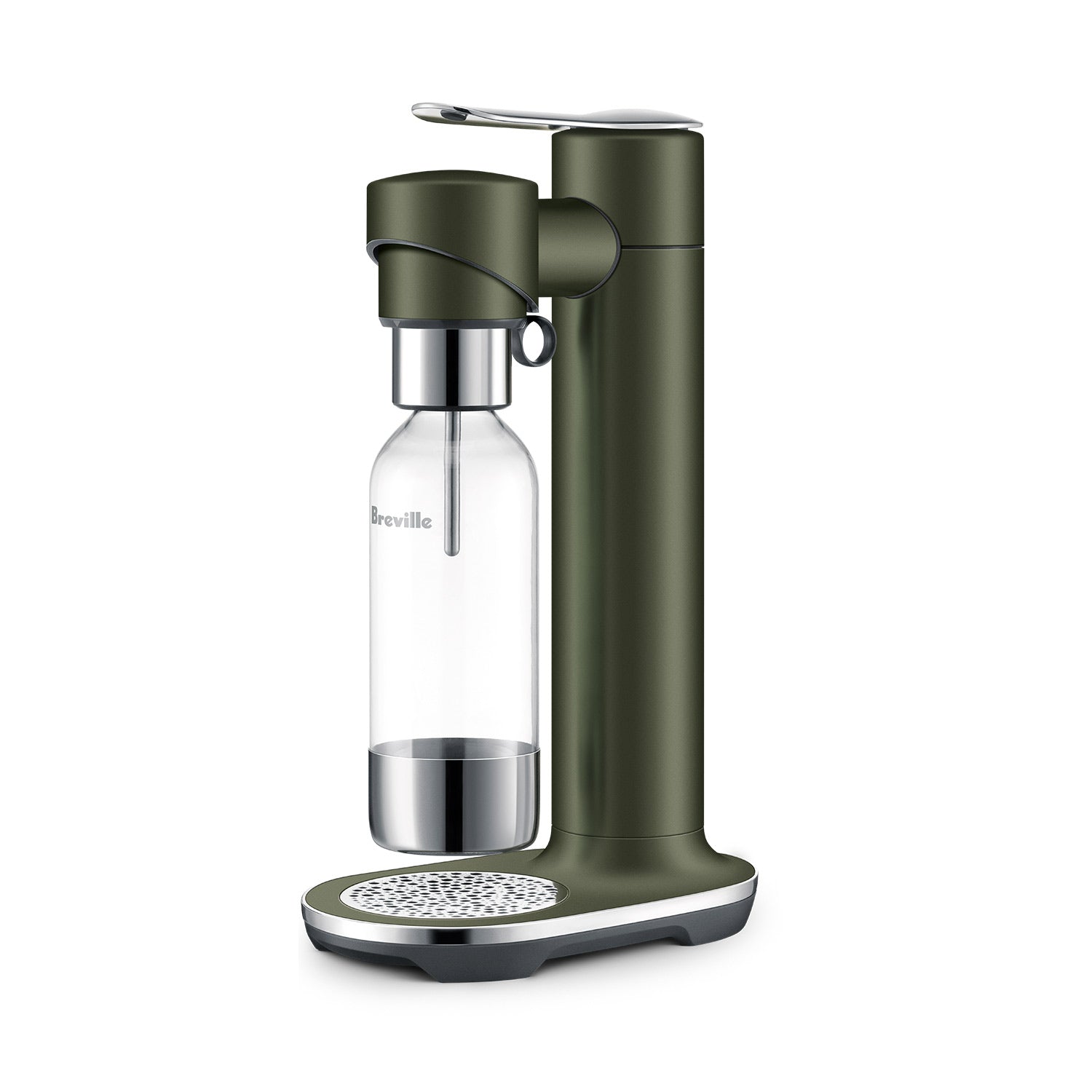 Breville the Infizz Fusion Sparkling Water Maker - Carbonated Drink Machine for Homemade Soda, Seltzer & Sparkling Water (Olive Tapenade) | Perfect for Parties, Home Bars & Healthy Hydration