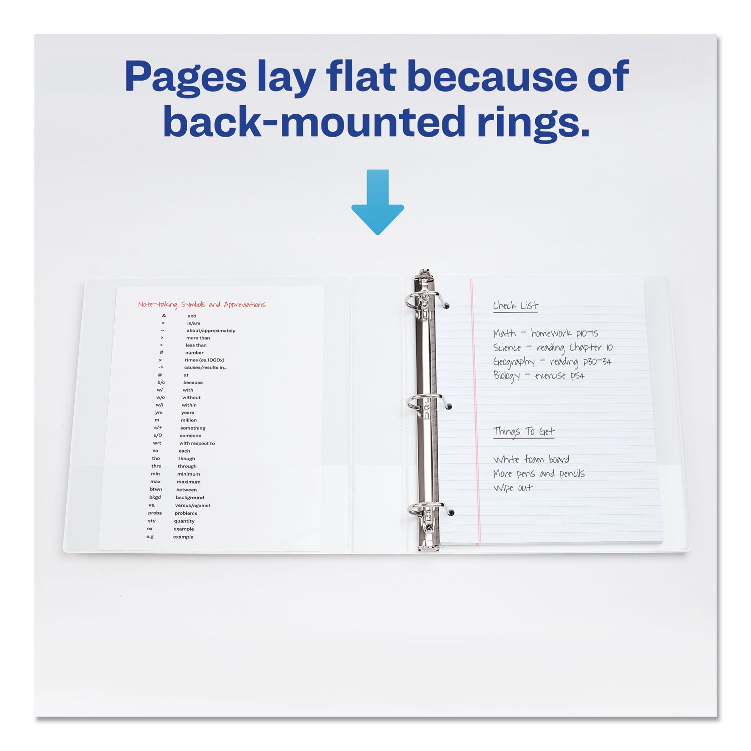 Avery® Durable 3-Ring Binder with DuraHinge™ Technology, 2