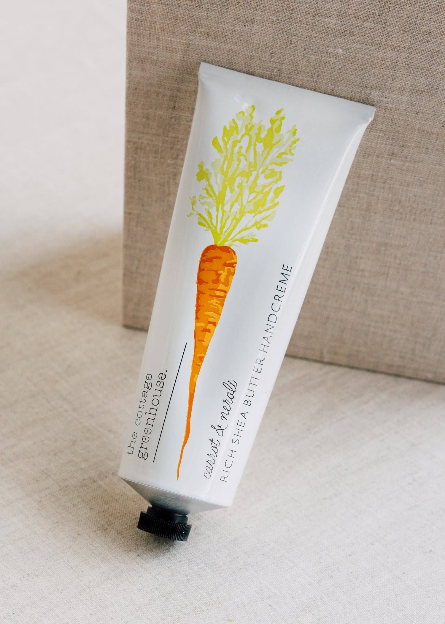 Organic Shea Butter Hand Cream with Carrot & Neroli - Deep Moisturizing, Nourishing & Repairing for Dry, Cracked Hands - Perfect for Winter Care, Travel & Daily Hydration