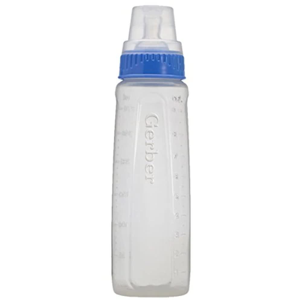 Gerber First Essentials Clear View Baby Bottle - 1.6 oz (Pack of 1) | BPA-Free Plastic Feeding Bottle for Newborns & Infants | Perfect for Travel, Daycare & On-the-Go Feeding