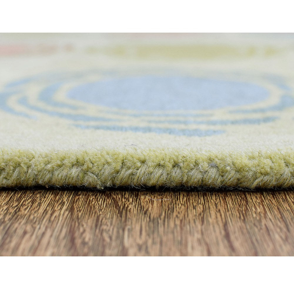 Boston Hand Tufted Rug - Premium Wool Area Rug for Living Room, Bedroom & Office - Soft & Durable Home Decor