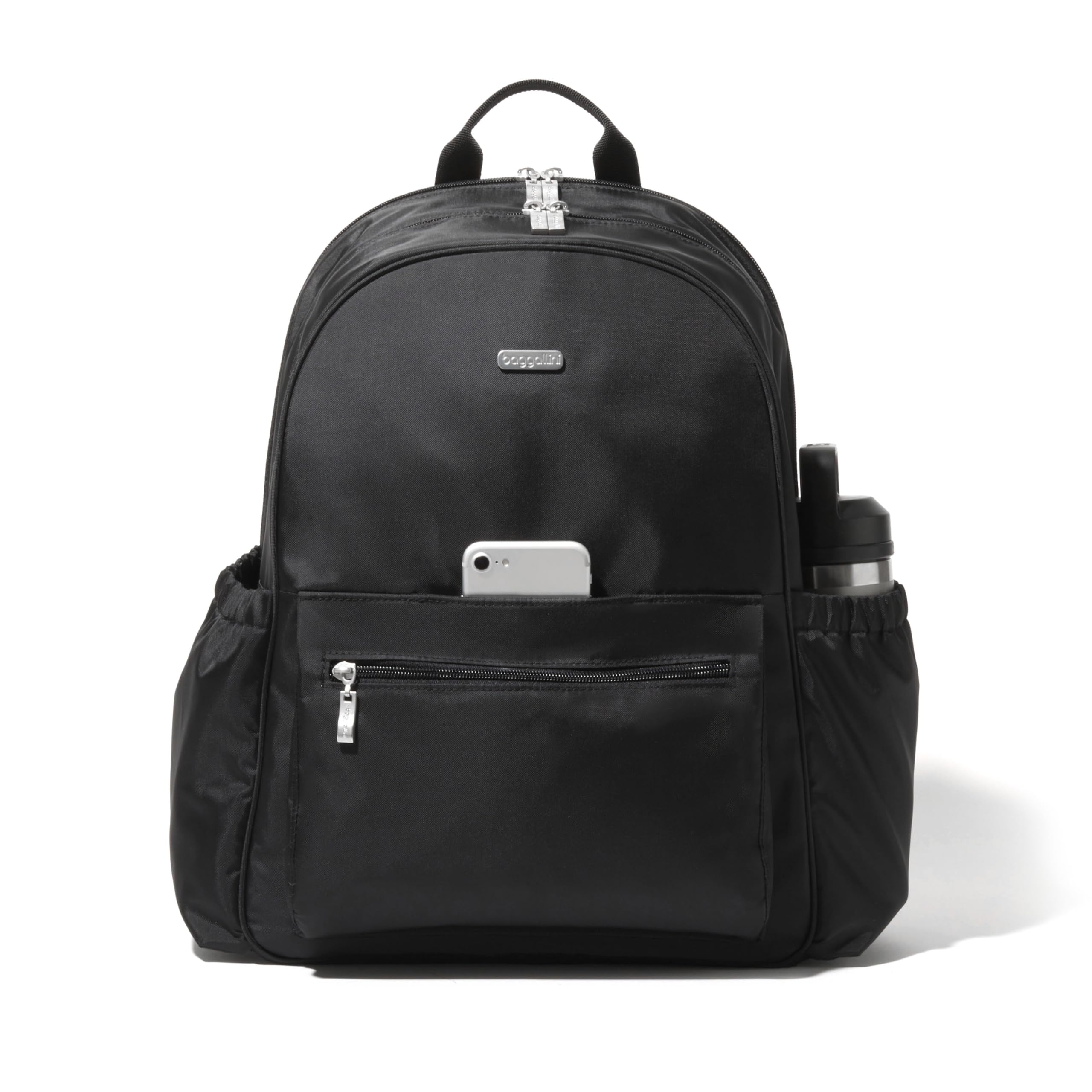 Baggallini Essential 16x12 Inch Lightweight Laptop Backpack with 16