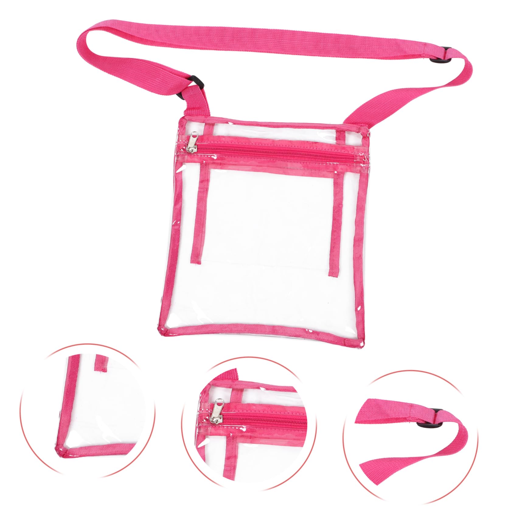 BESPORTBLE Clear PVC Crossbody Bag for Concerts & Events