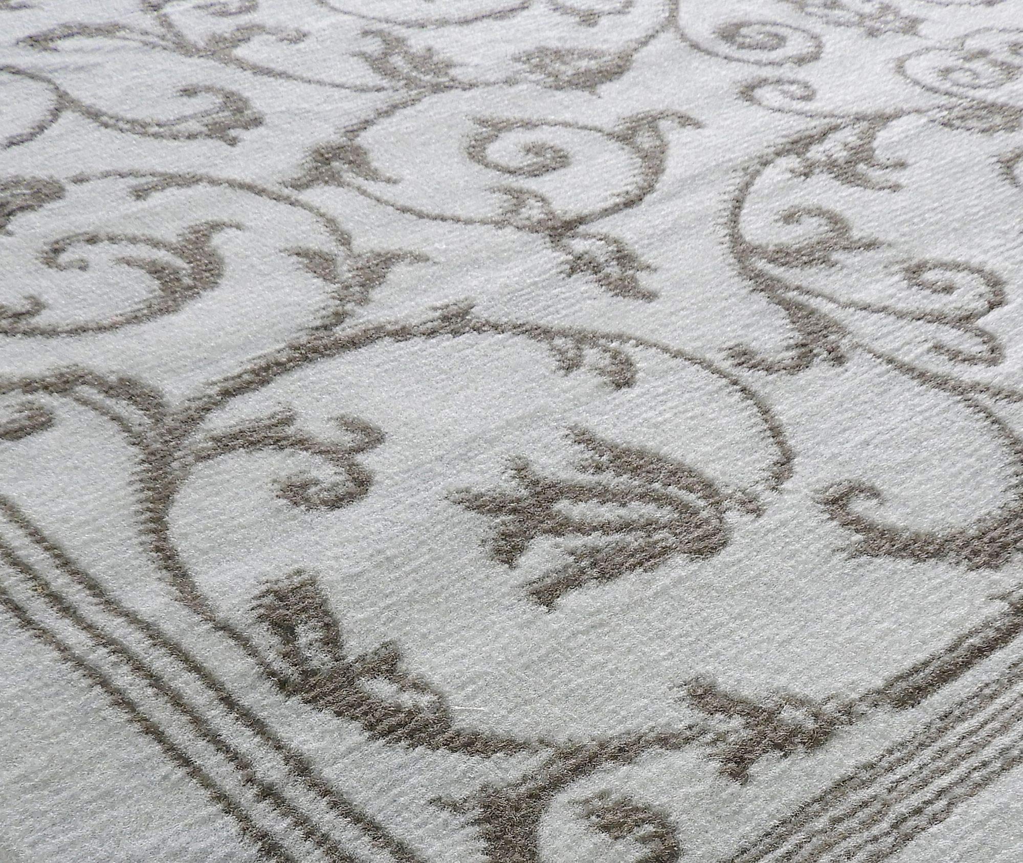 Rugs America Belfort BM20A Vines Blue Transitional Scroll Area Rug 2'6