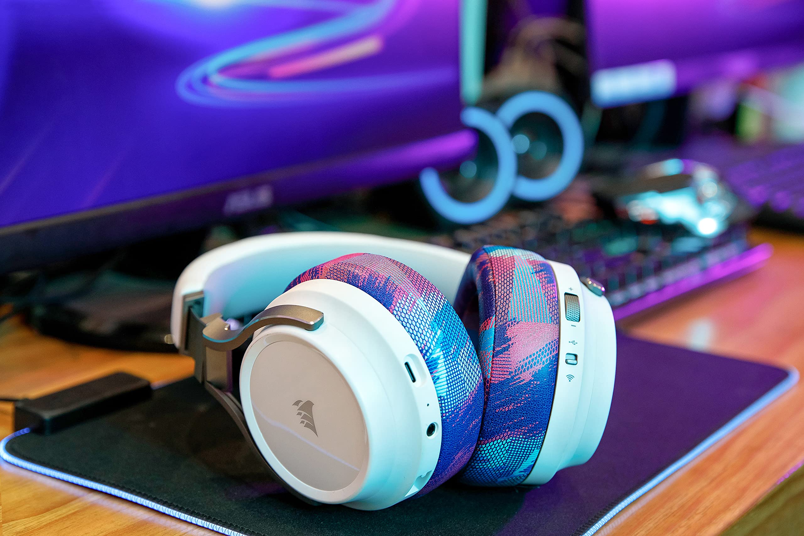 Premium Replacement Earpads for Corsair Virtuoso Gaming Headset - Enhanced Durability, Thicker Memory Foam & Noise Isolation - Perfect for Long Gaming Sessions & Professional Streaming