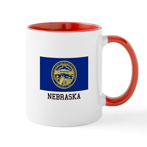 White/Red Inside - Nebraska Mugs