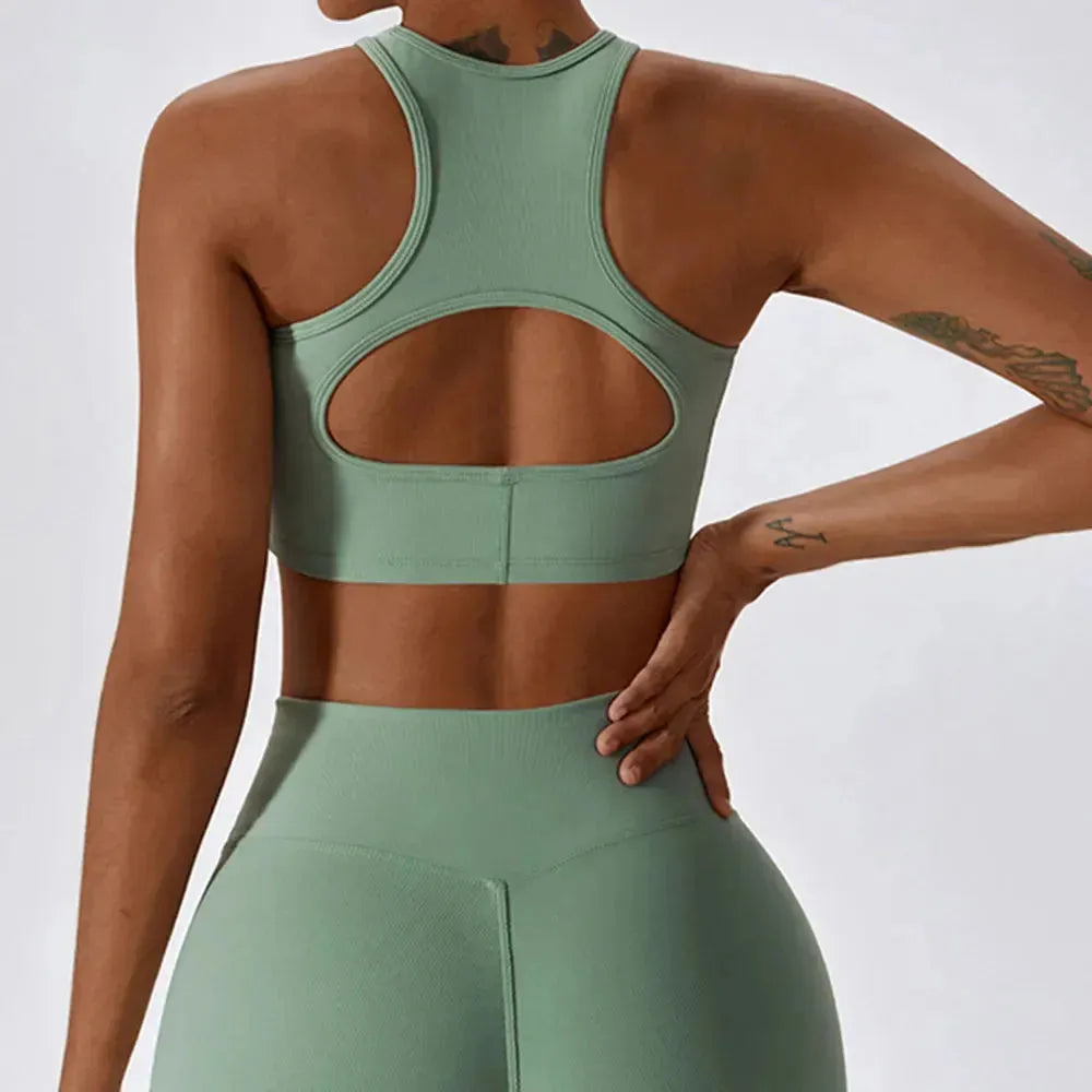 High-Intensity Sports Bras for Women - Seamless Workout Bra with Shockproof Support, Breathable & Moisture-Wicking for Running, Yoga, Gym - Perfect for High-Impact Workouts & Active Lifestyles