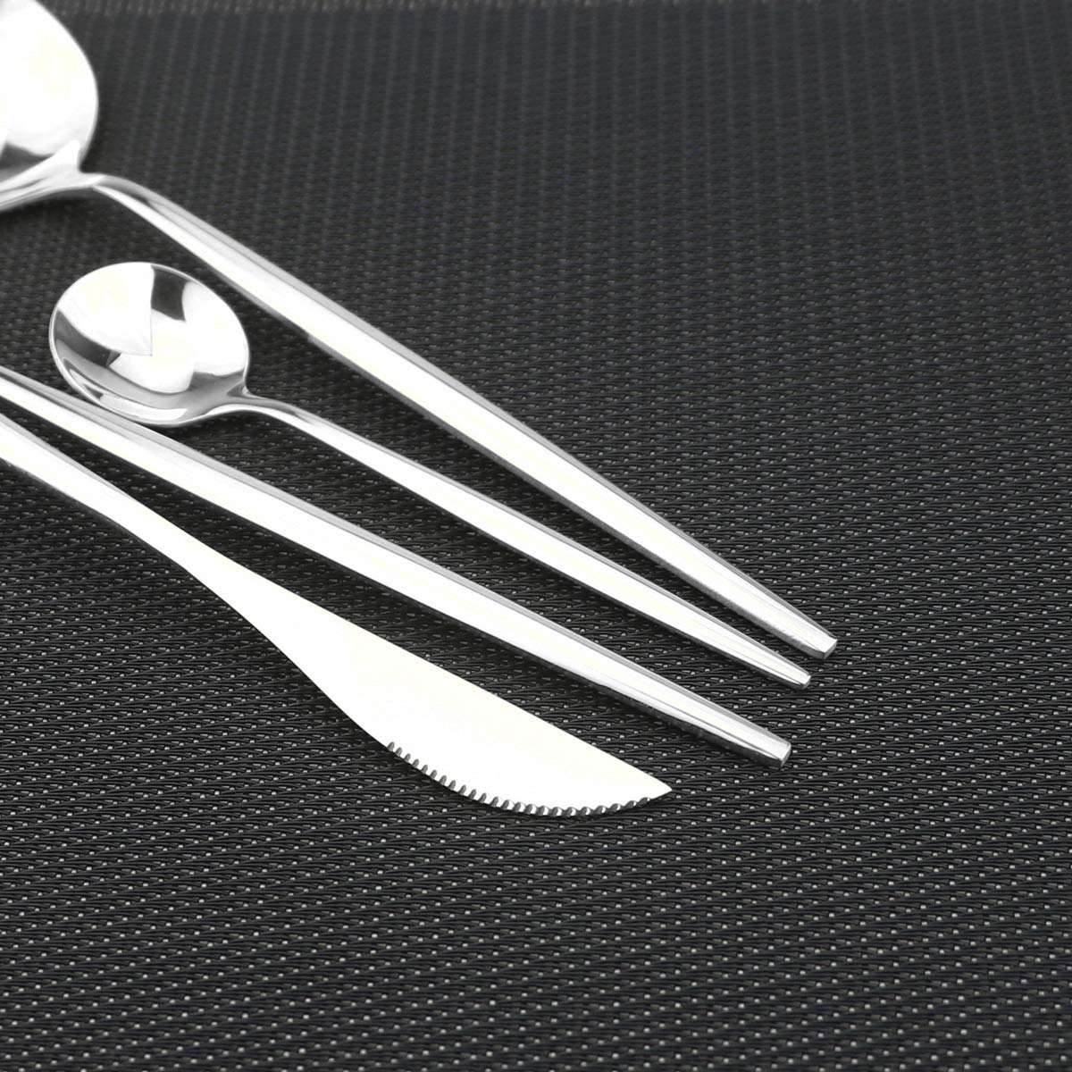 Premium Gugrida 40-Piece Stainless Steel Flatware Set - 18/10 Mirror Polished Silverware (10 Place Settings) - Durable Forks, Spoons & Knives for Everyday Dining, Dinner Parties & Family Gatherings - Elegant Cutlery Set for Restaurants, Weddings & Home Use
