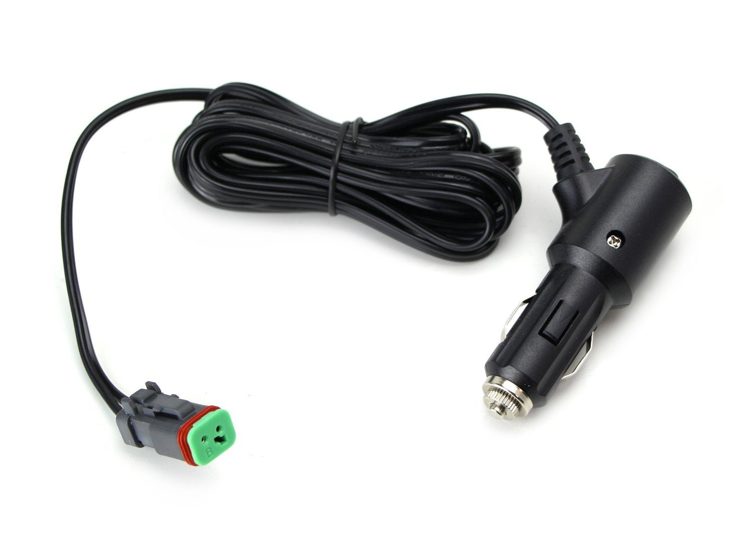 10ft 12V Cigarette Lighter DTP Adapter Harness with On/Off Switch for LED Pod Lights - Perfect for Off-Road Trucks, ATVs, and Marine Lighting Applications