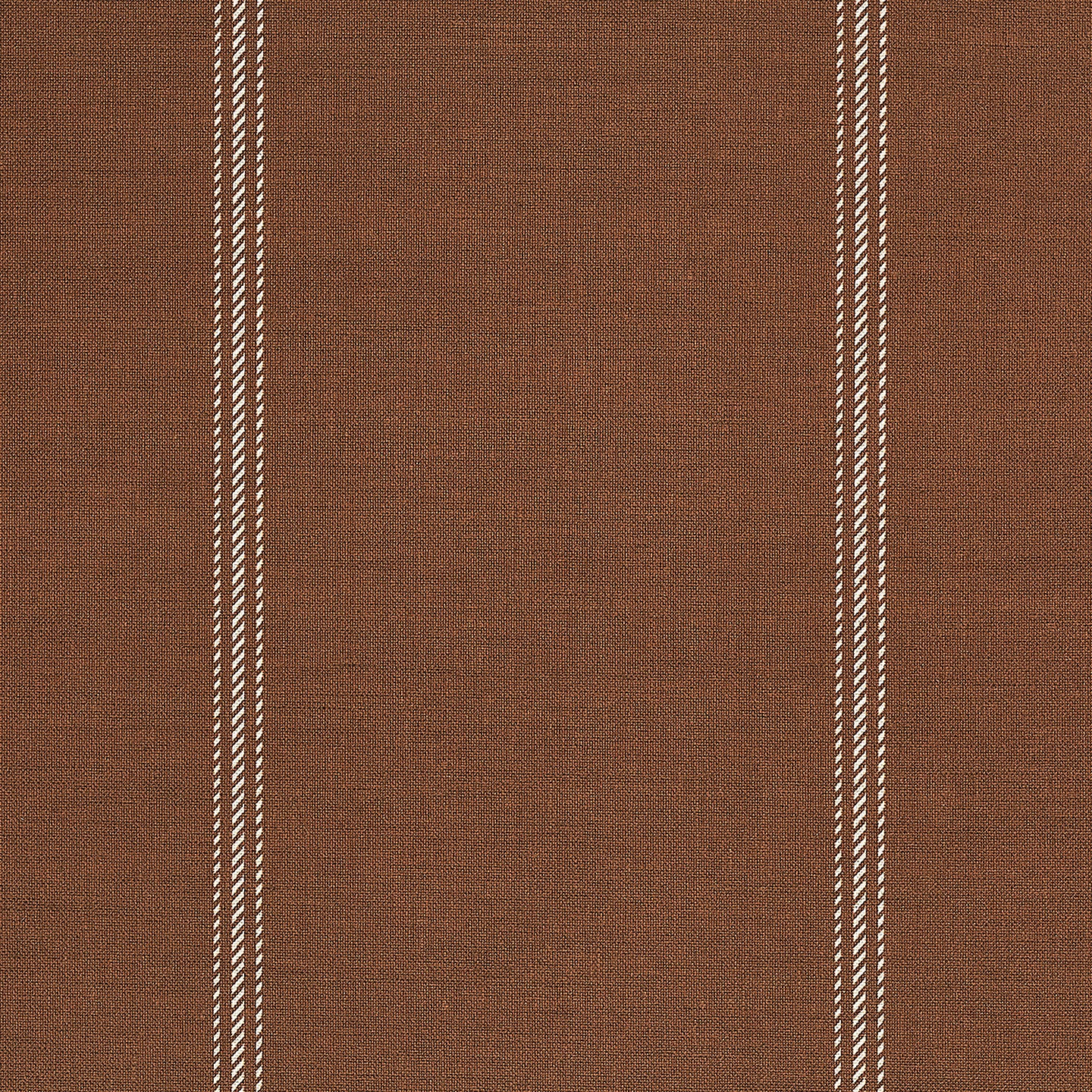 Phillip Jeffries Jackson Stripe White on Rust Wallpaper - Premium Peel & Stick Wallpaper for Living Room, Bedroom, Office Decor