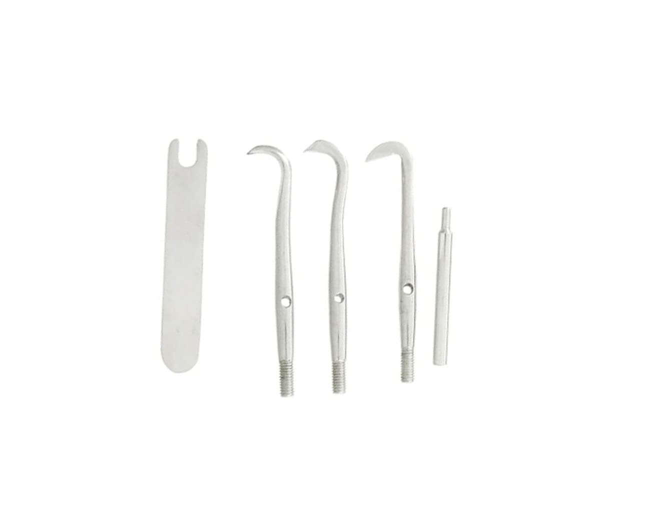Professional Dental Automatic Crown Remover Gun - Spring Loaded with 4 Interchangeable Tips & Adjusting Wrench | Perfect for Dentists, Dental Clinics & Crown Removal Procedures