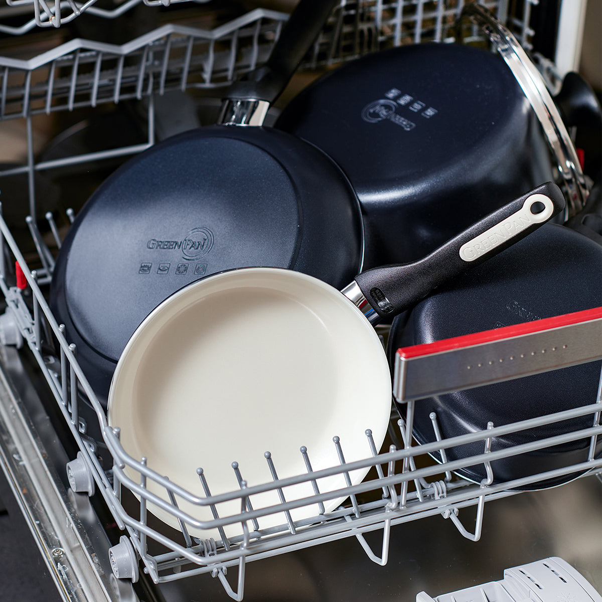 Rio Ceramic Nonstick 16-Piece Cookware Set - Black | Non-Toxic PFOA-Free Pots & Pans for Healthy Cooking | Perfect for Frying, Boiling & Sauteing in Modern Kitchens