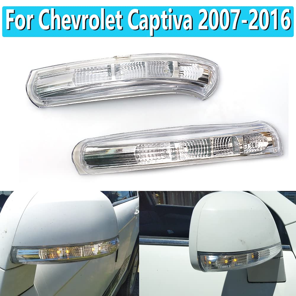 2007-2016 Chevrolet Captiva LED Turn Signal Lights - Rearview Mirror Indicator Lights for Enhanced Safety & Style | Perfect for Night Driving & Custom Car Upgrades