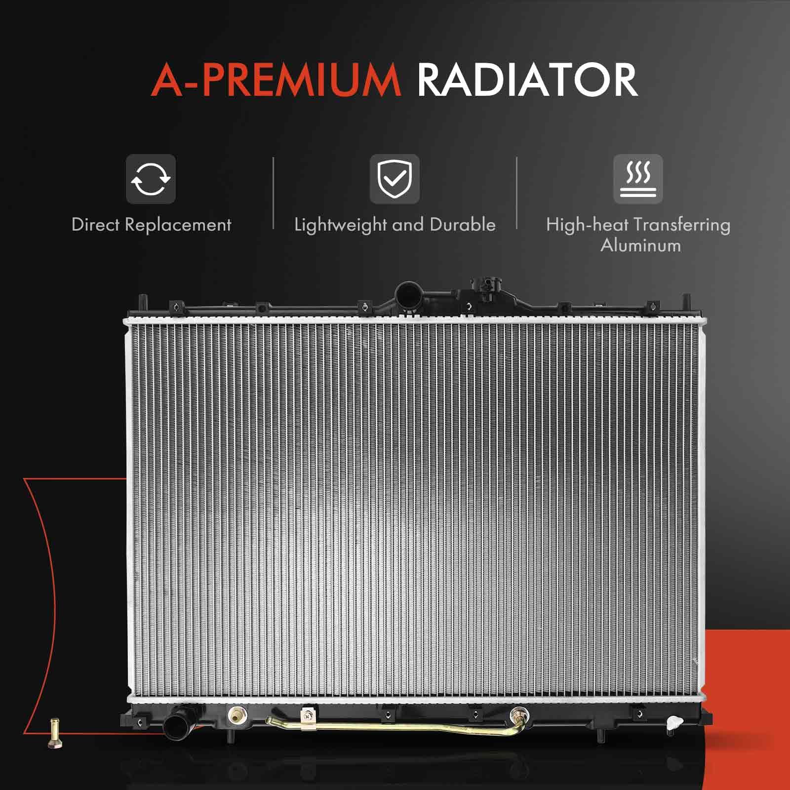 Premium Engine Coolant Radiator Assembly with Transmission Oil Cooler - Compatible with Mitsubishi Endeavor 2004-2006 V6 3.8L Automatic Transmission - Replacement for MR571068 - Perfect for Engine Cooling & Transmission Protection