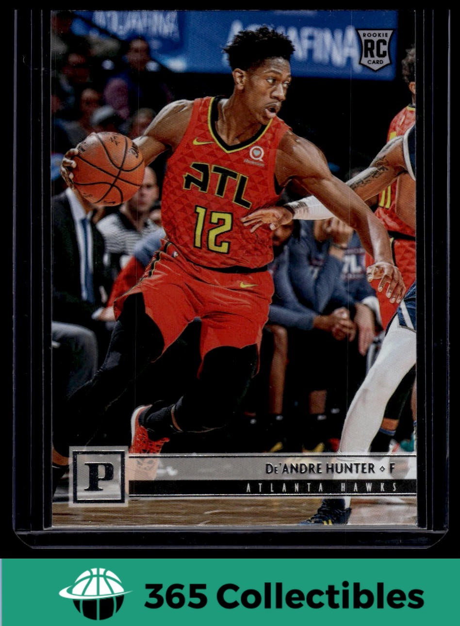 2019-20 Panini Chronicles De'Andre Hunter Pink #108 Basketball Card - Atlanta Hawks Rookie - Collectible Sports Memorabilia for Fans and Card Enthusiasts