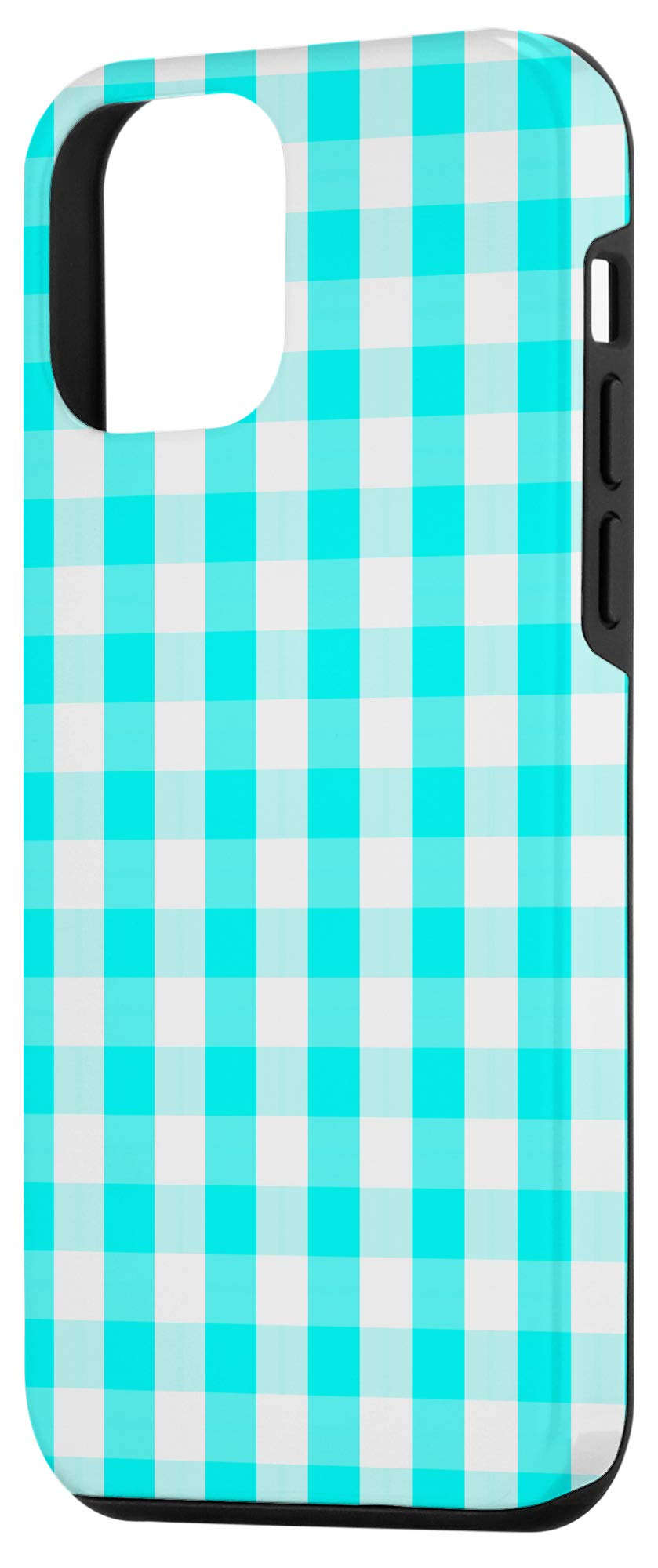 iPhone 12 Mini Case - Stylish Gingham Plaid Design Protective Cover | Trendy Phone Accessory for Everyday Use, Travel & Work