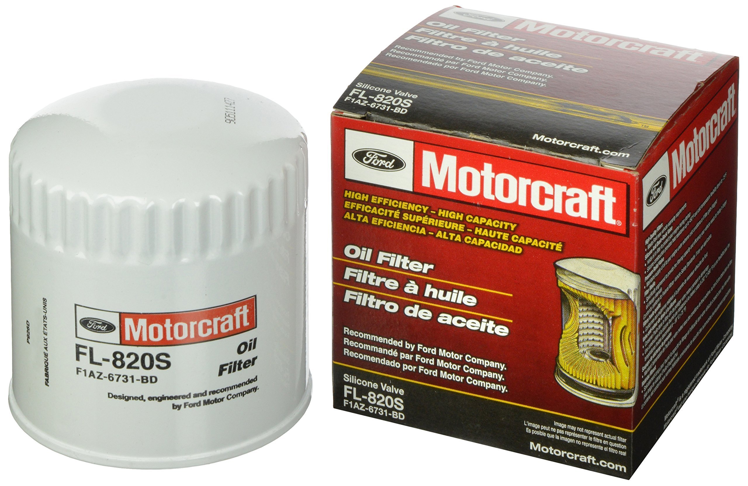 Motorcraft FL-820-S Oil Filter for Ford, Lincoln & Mercury Vehicles - Premium Engine Protection for Daily Driving & Performance Use