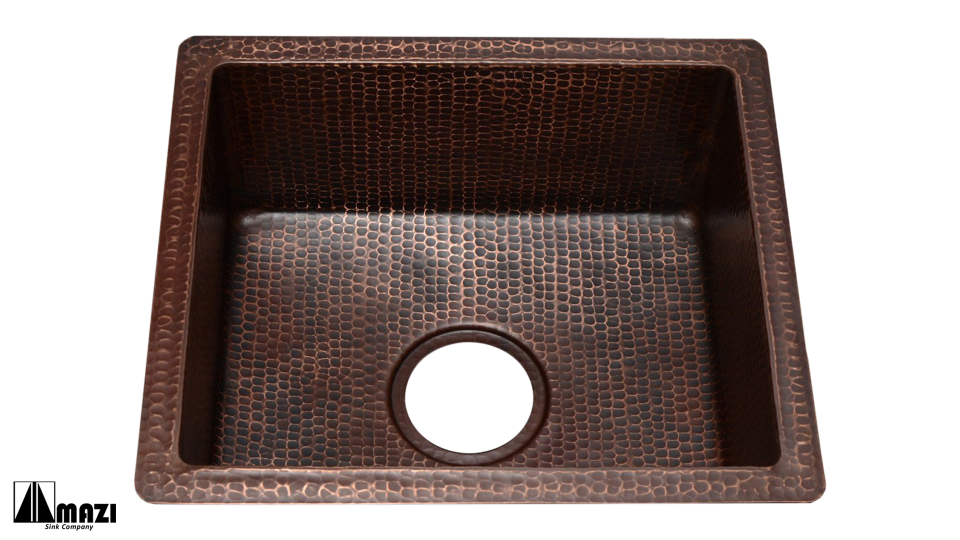 Stainless Steel Copper Kitchen Sink - 16 Gauge Undermount Farmhouse Sink with Soundproof Pad, CABS1416 | Perfect for Modern Farmhouse, Rustic & Industrial Kitchens