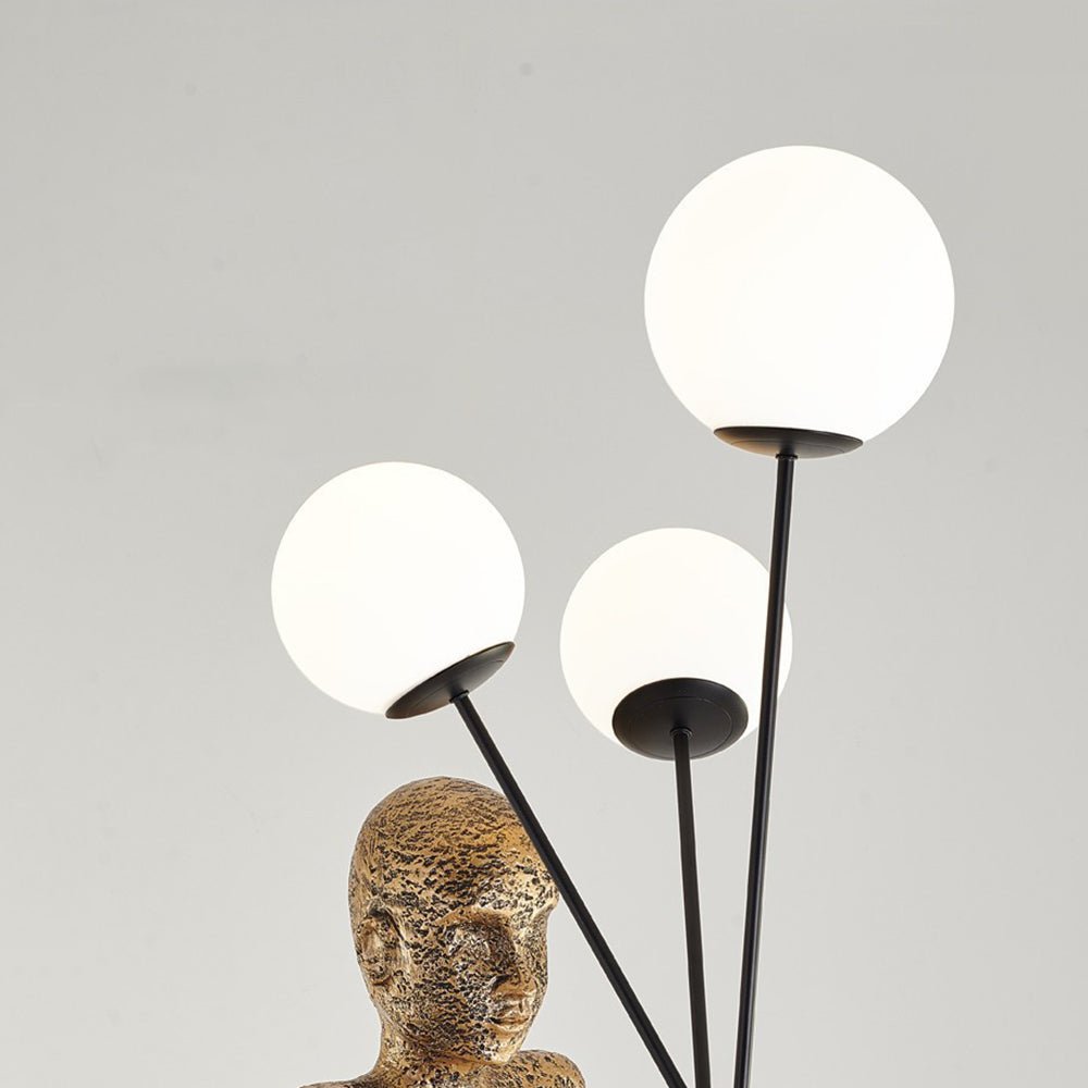 Modern Juggling Sculptor Floor Lamp - Adjustable LED Standing Light for Living Room, Bedroom & Office - Artistic Home Decor Lighting
