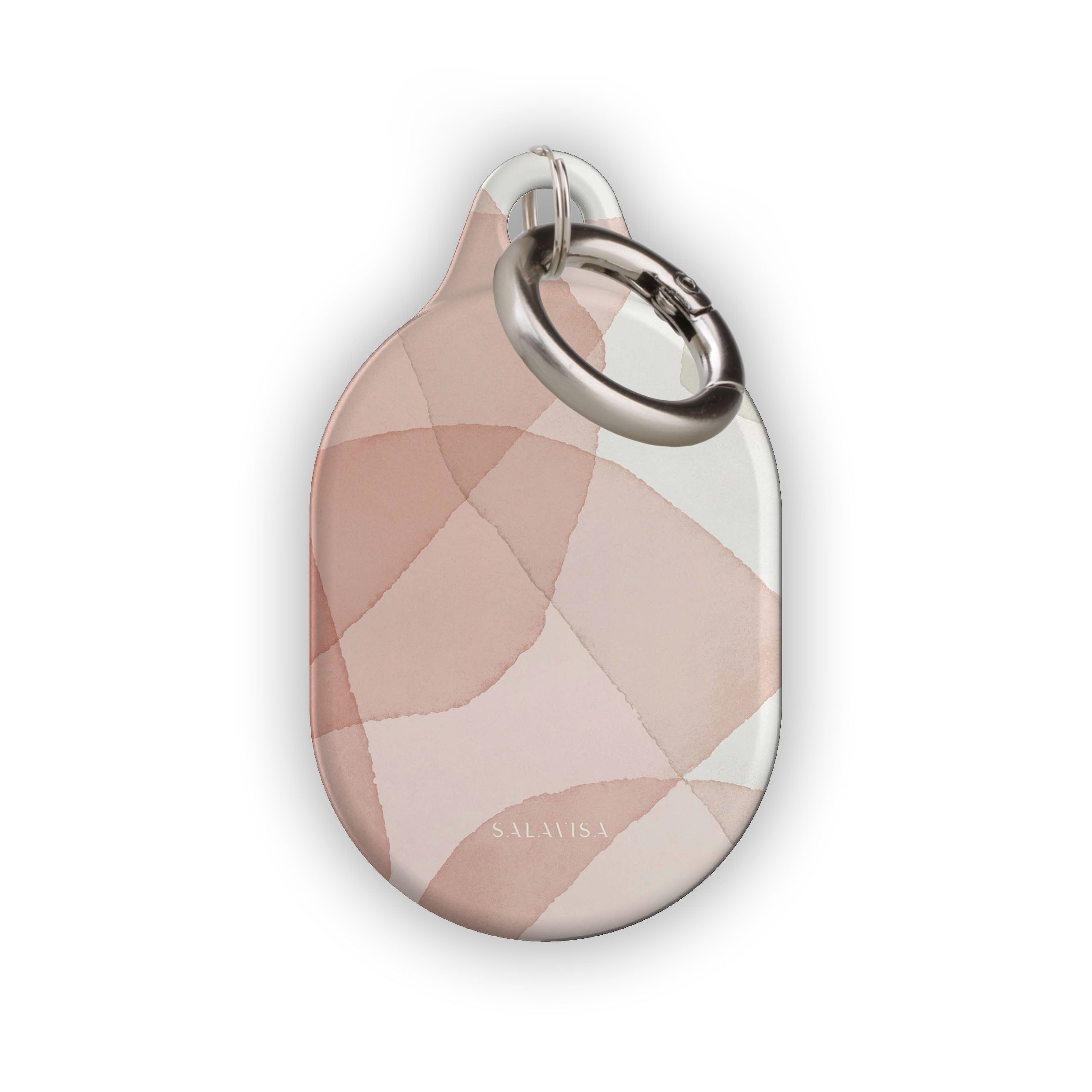 Pink AirTag Holder with Secure Layers - Stylish & Durable Keychain for Apple AirTag - Perfect for Keys, Bags & Travel Accessories