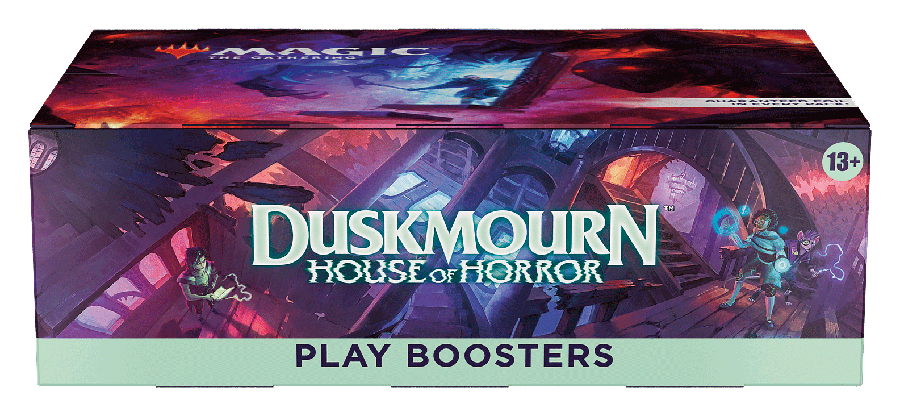 Magic: The Gathering Duskmourn: House of Horrors Play Booster Box (36 Packs) - Premium Collectible Card Game for Horror-Themed Deck Building & Competitive Play