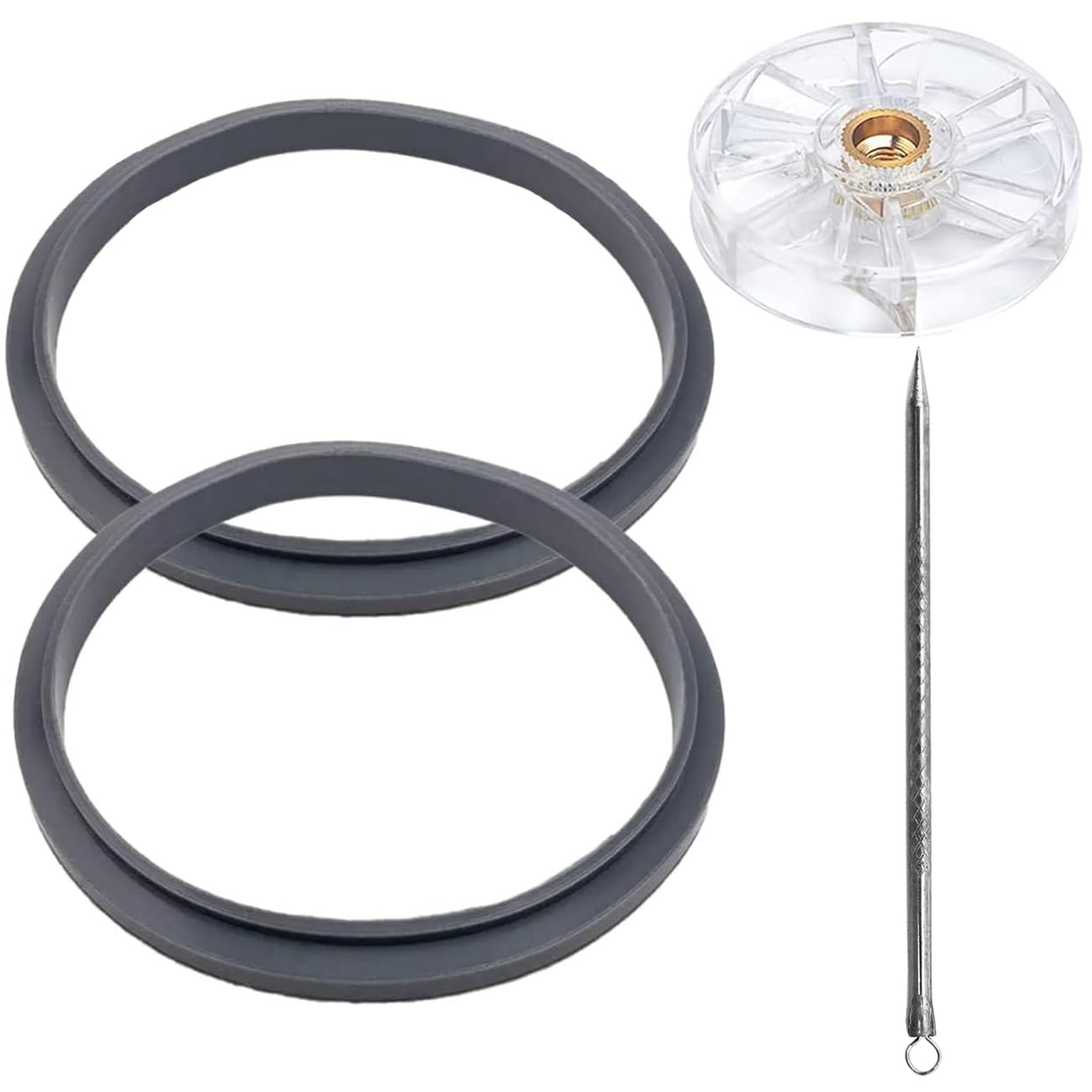 Nutribullet Replacement Gasket Rubber Seal Rings - Compatible with 600W & Pro 900W Series - Blender Motor Base Top Gears Accessories - Perfect for Smoothie Making, Juicing and Food Processing