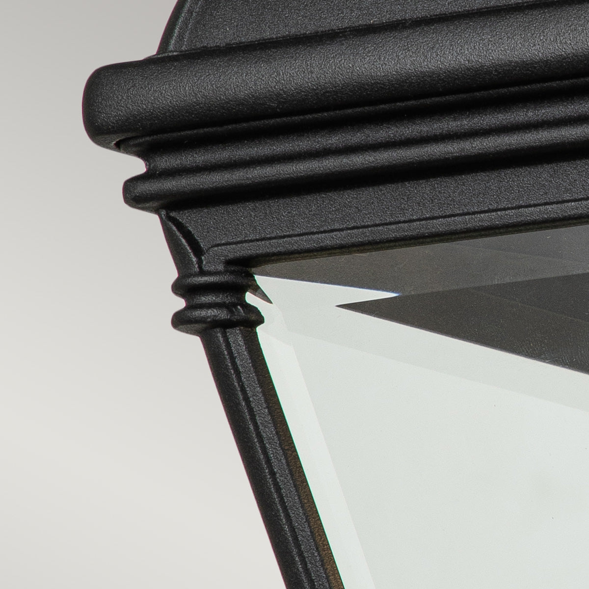 Bayview Small/Medium/Large Wall Lantern - Black Finish Outdoor Lighting for Porch, Patio & Garden Decor